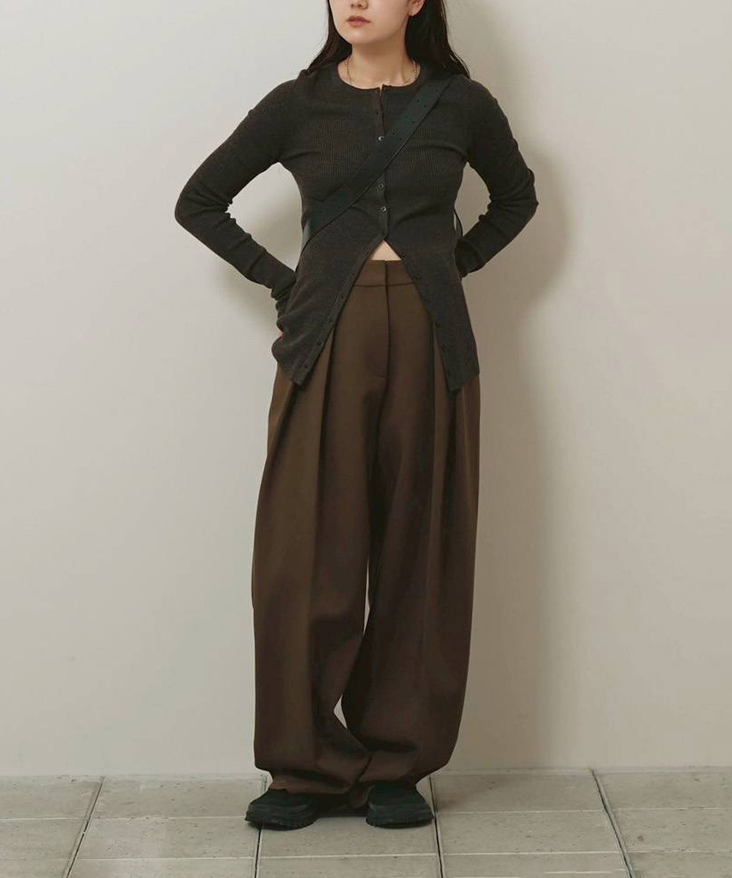 Silkwool Knit Cardigan TODAYFUL
