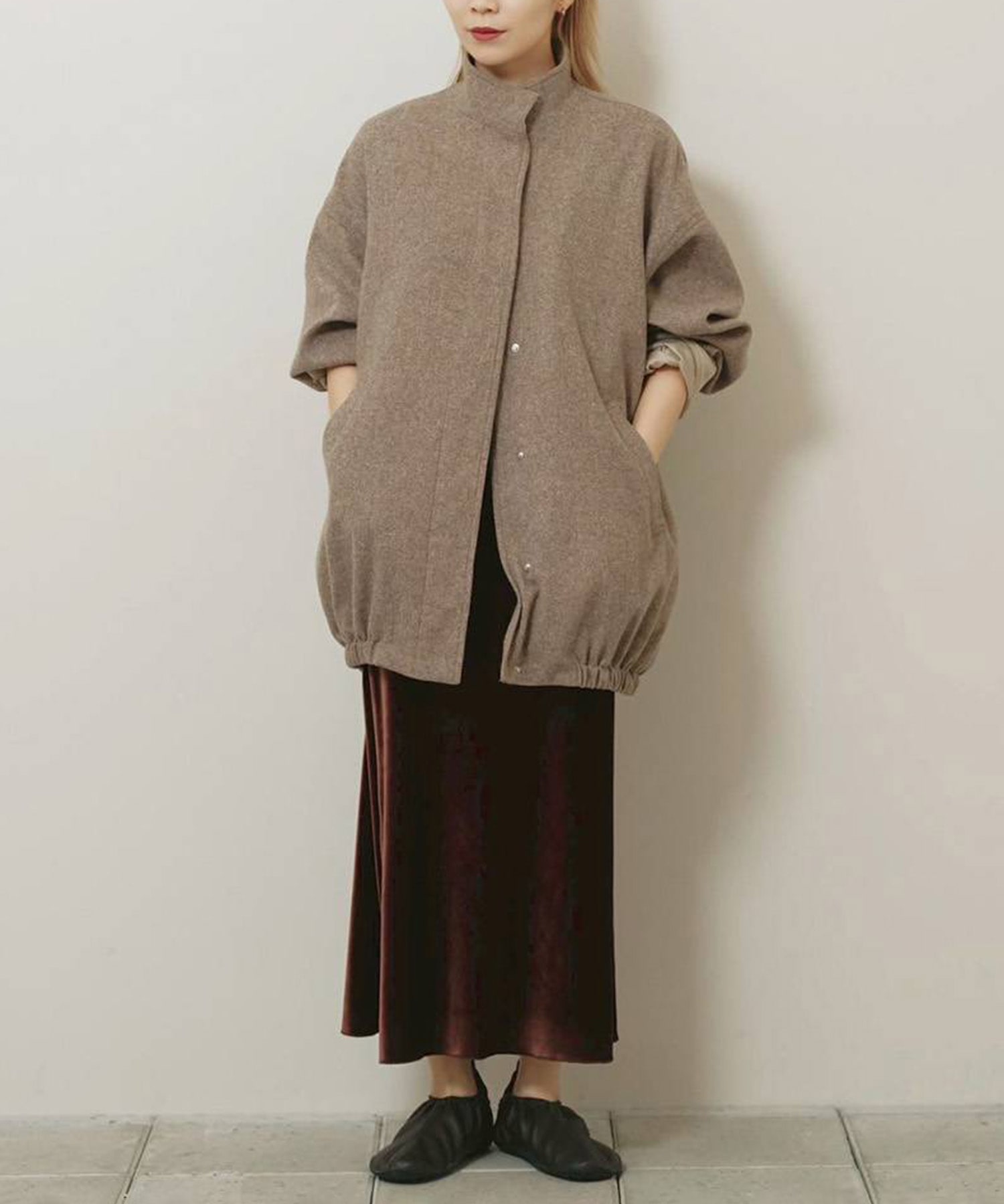 Silknep Tweed Blouson TODAYFUL