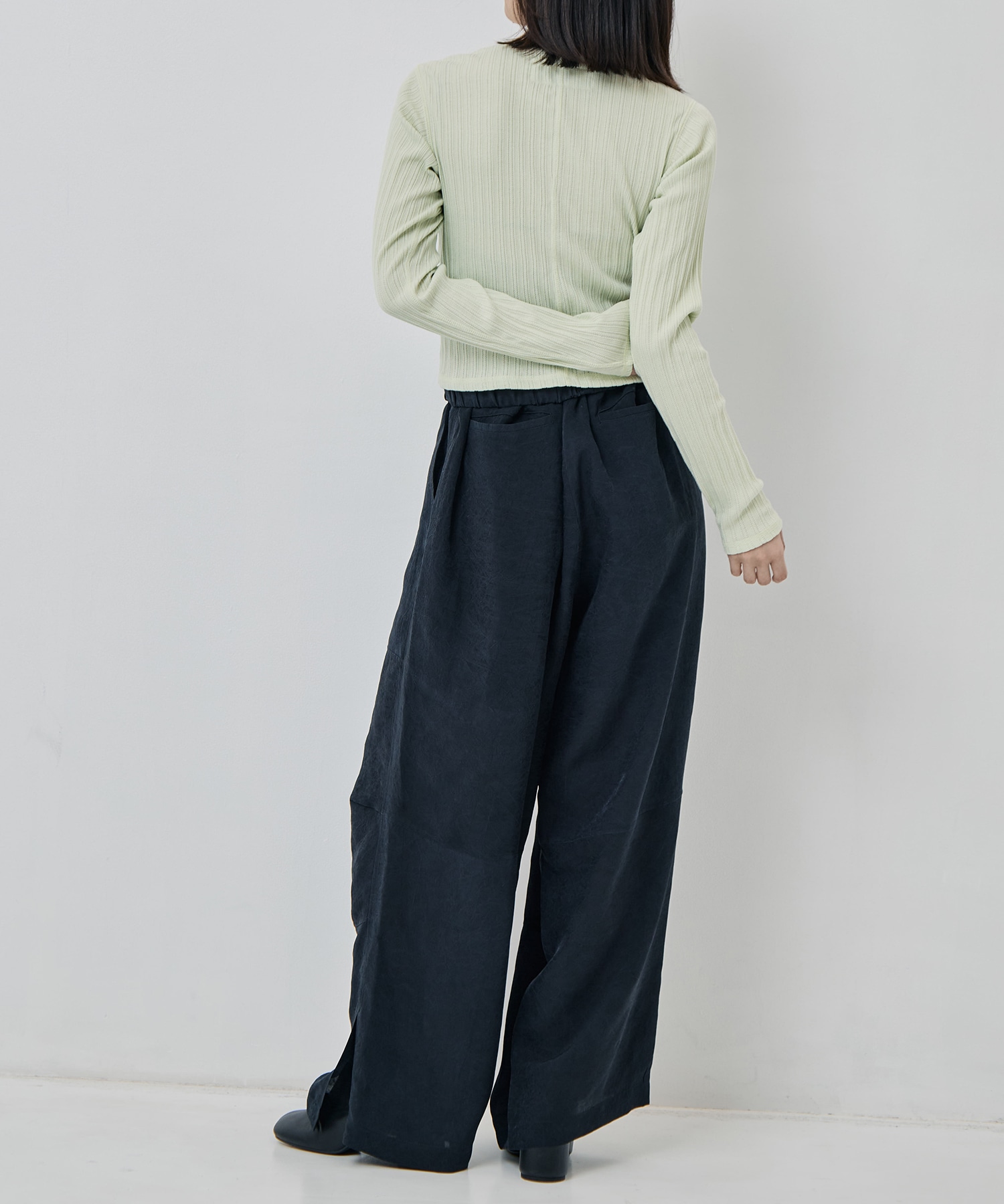 COTTON EYELET RIB CARDIGAN JANE SMITH