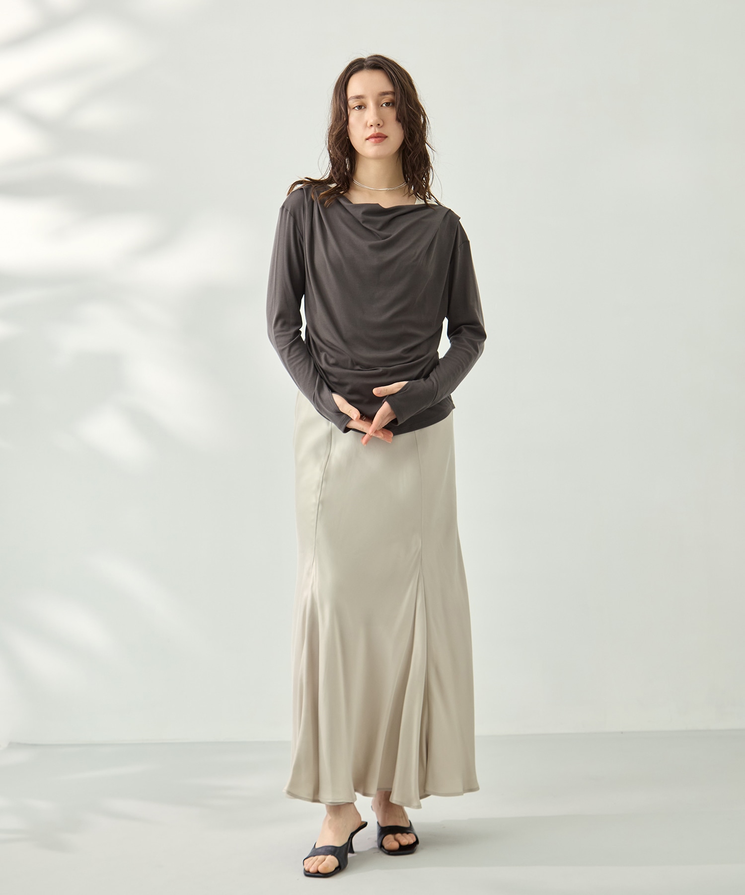 ドレープカットソー KEY TIMEZ