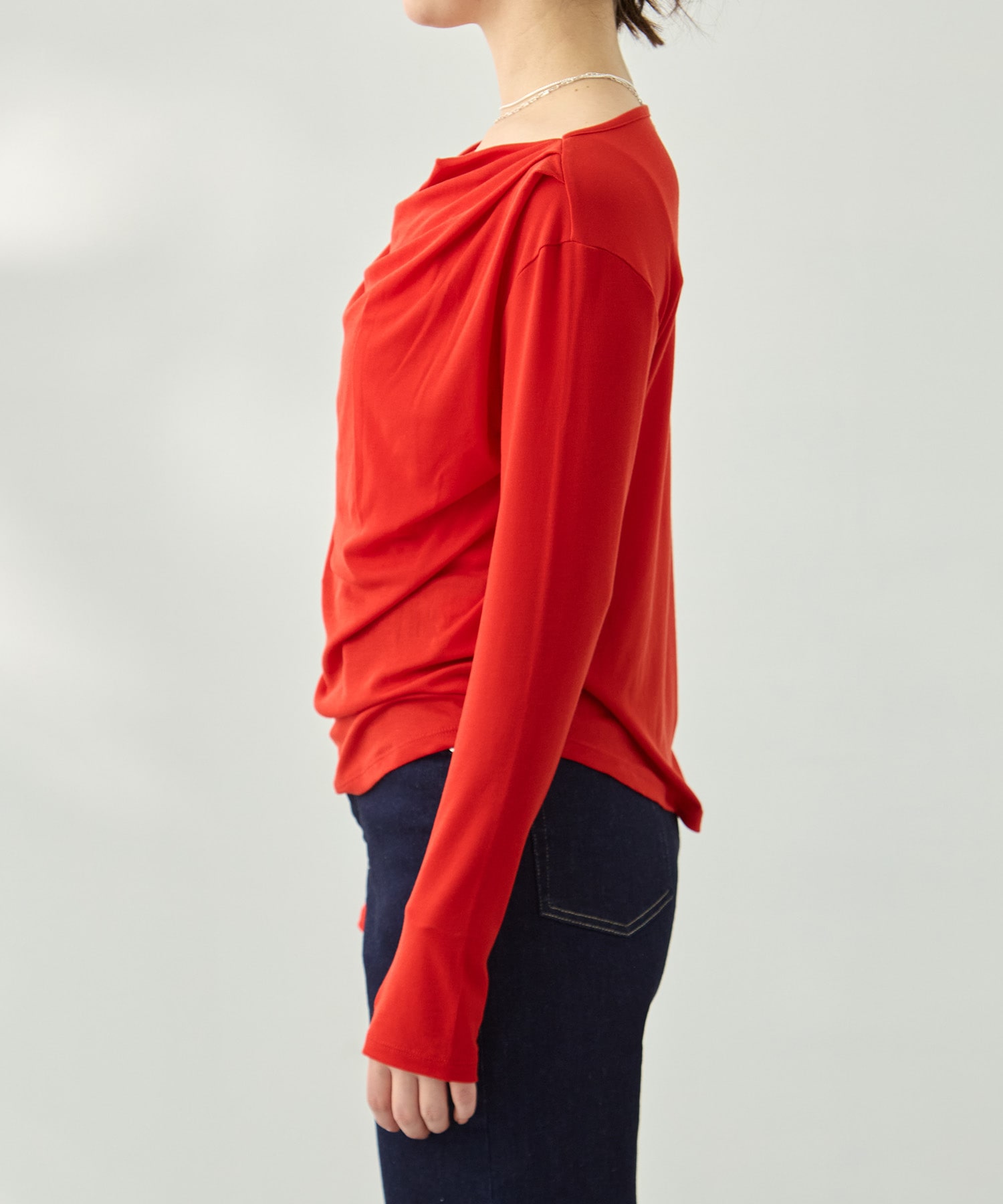 ドレープカットソー KEY TIMEZ