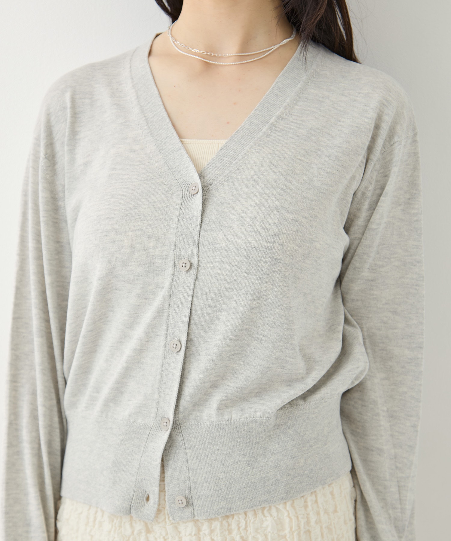 Silk Cotton Cardigan 