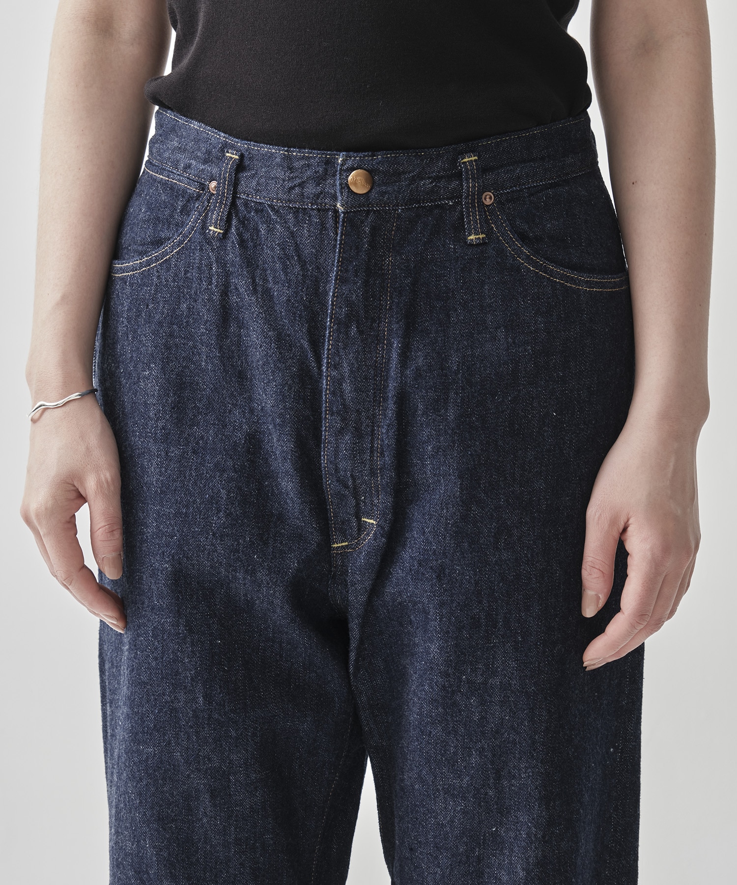 HIGH WAIST SELVEDGE DENIM PANTS/JASMIN orSlow