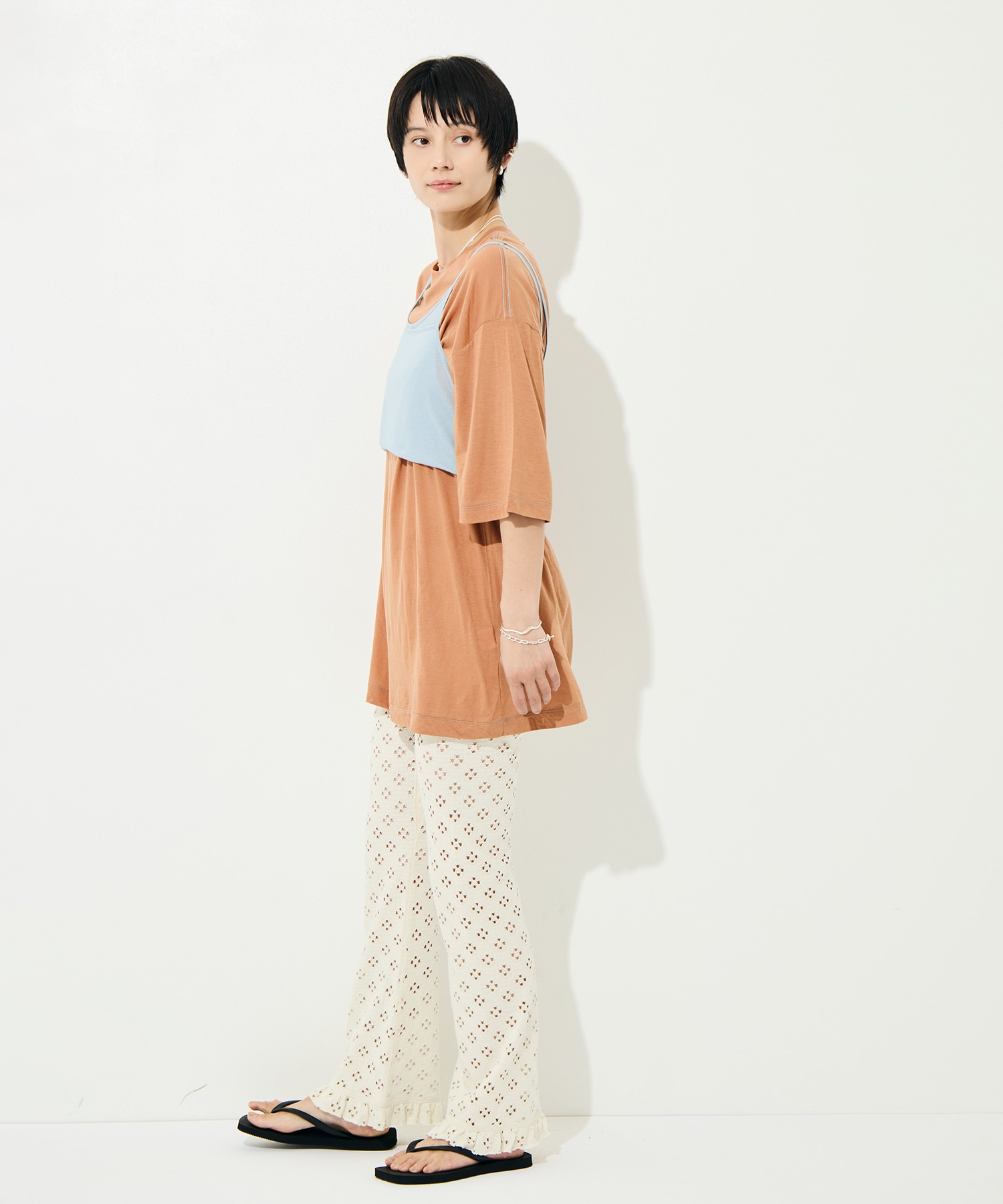 Camisole Top & Loose-fitting Tee - Unit Tops RhodolirioN