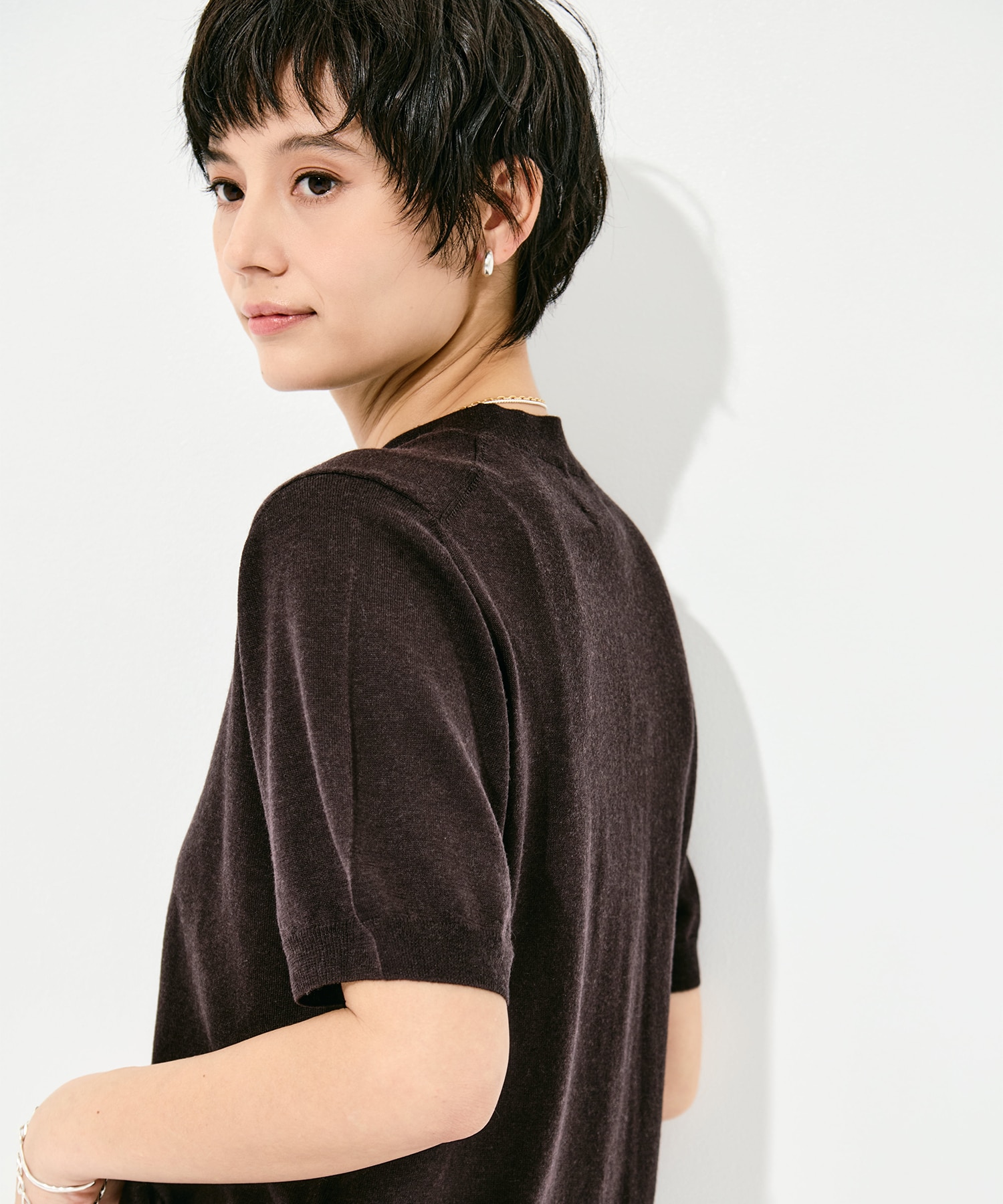 SILK CASHMERE S/S KNIT FUJI