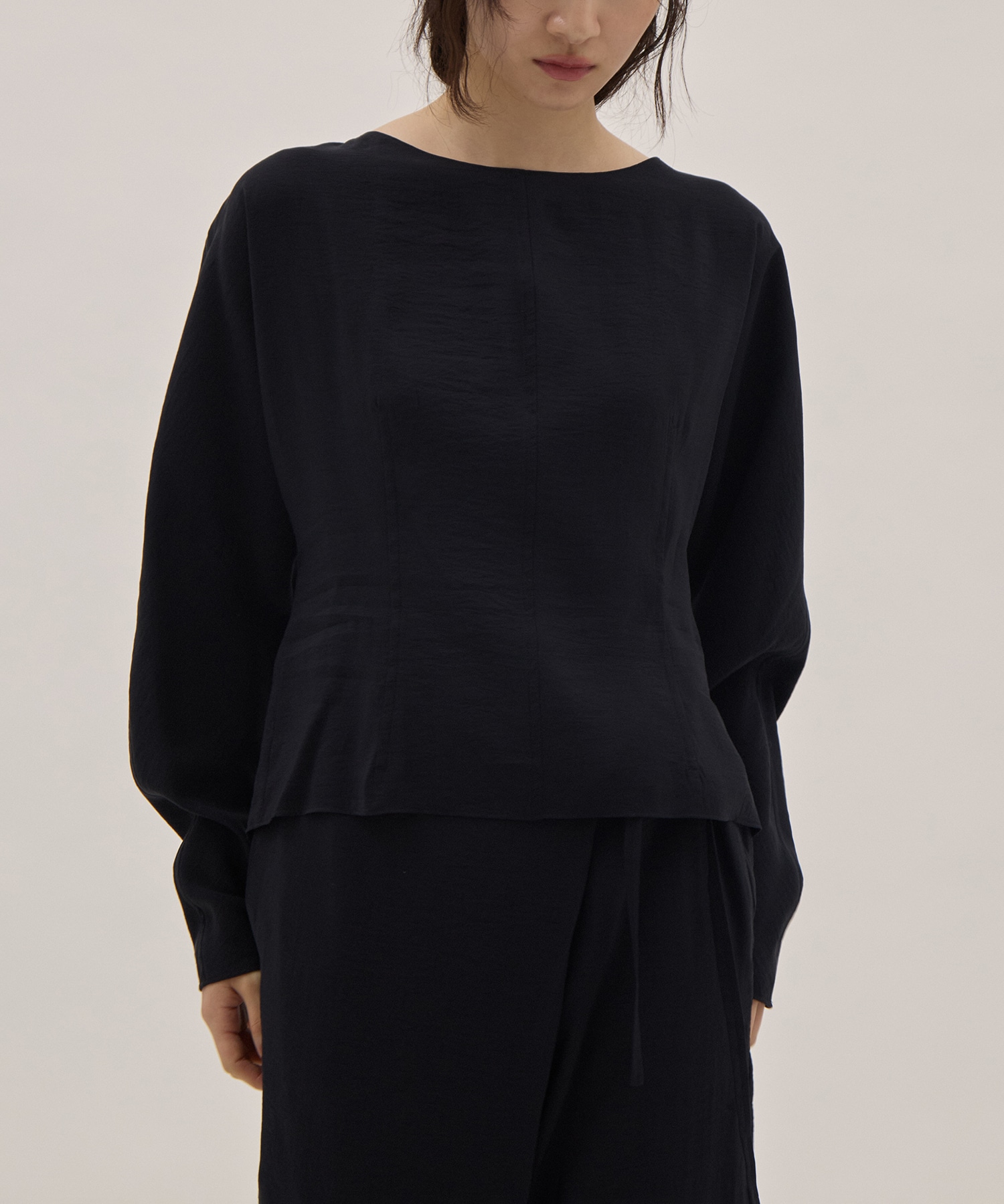 RAYON-POLYESTER BROAD BLOUSE YLEVE