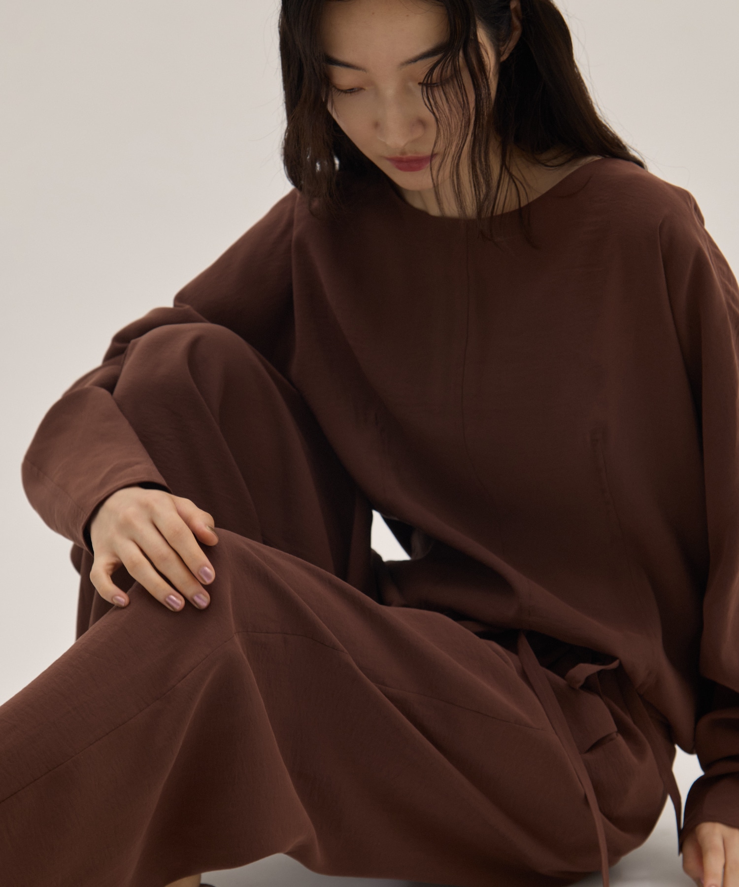 RAYON-POLYESTER BROAD BLOUSE YLEVE