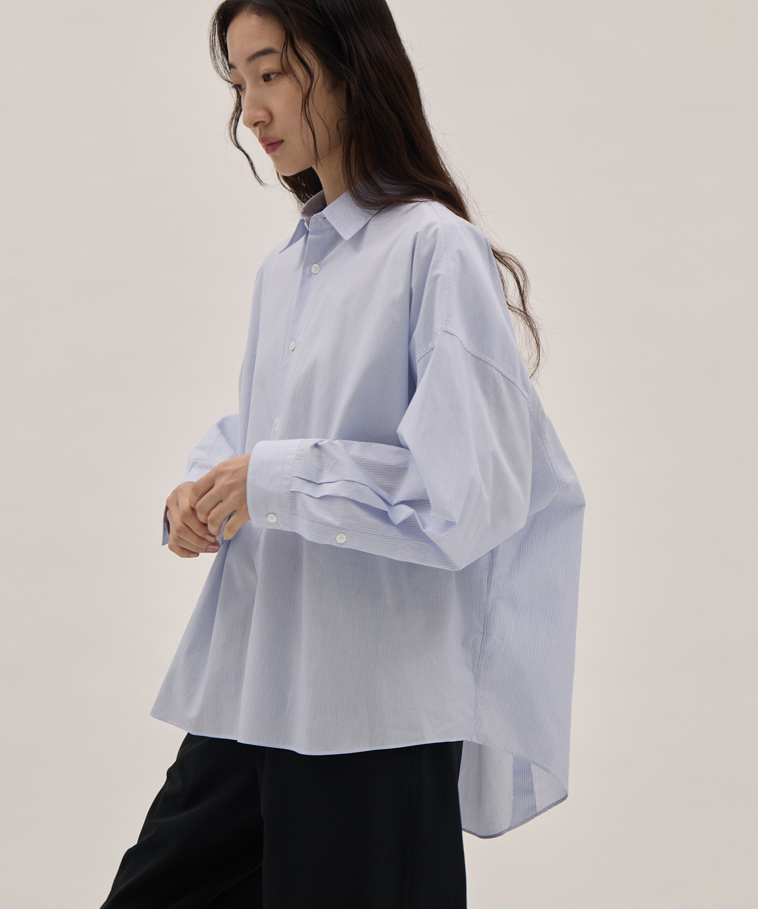 GIZA COMPACT STRIPE OVERSIZED SHIRTS ATON