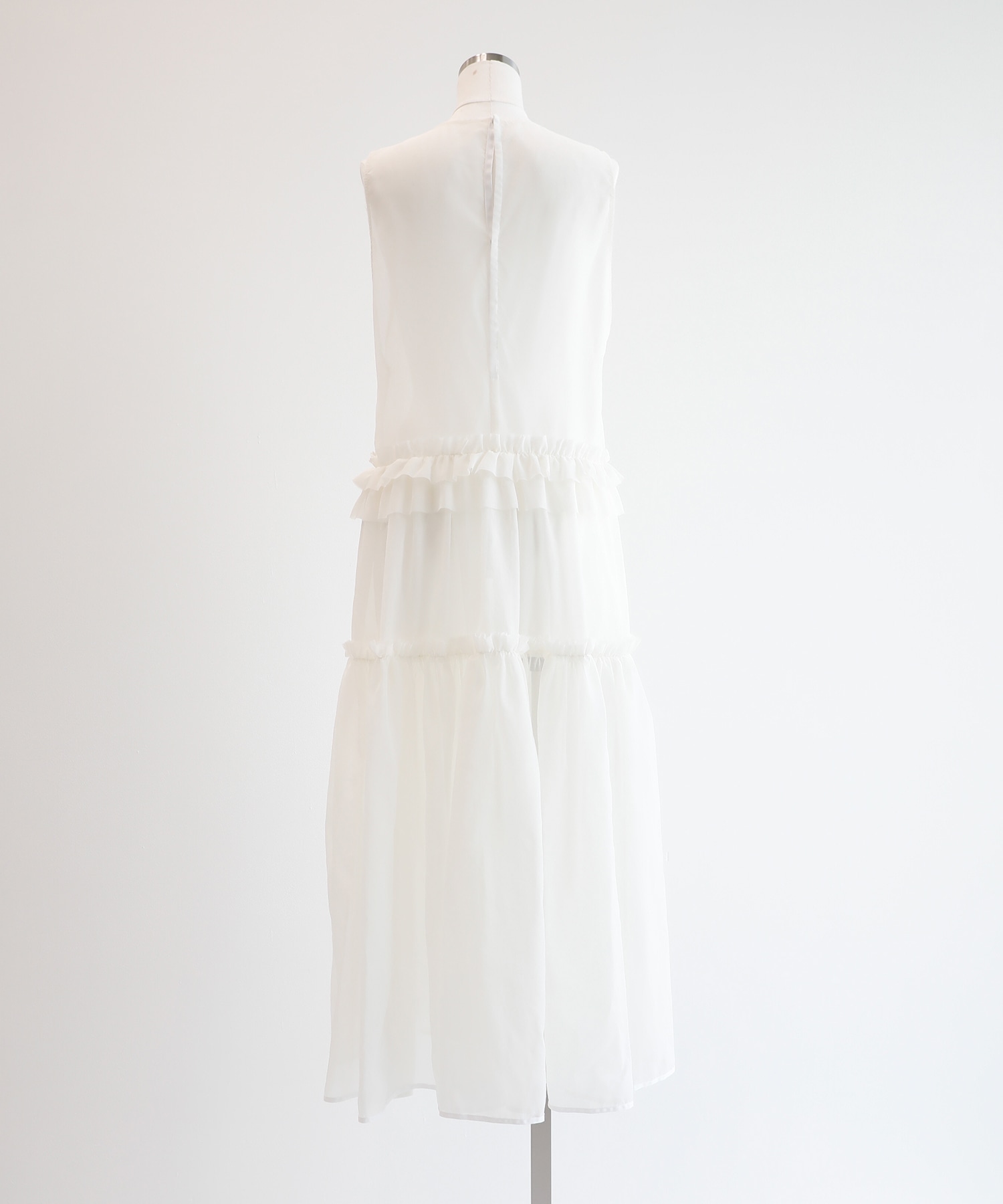 SILK ORGANDY DRESS TOURNON.