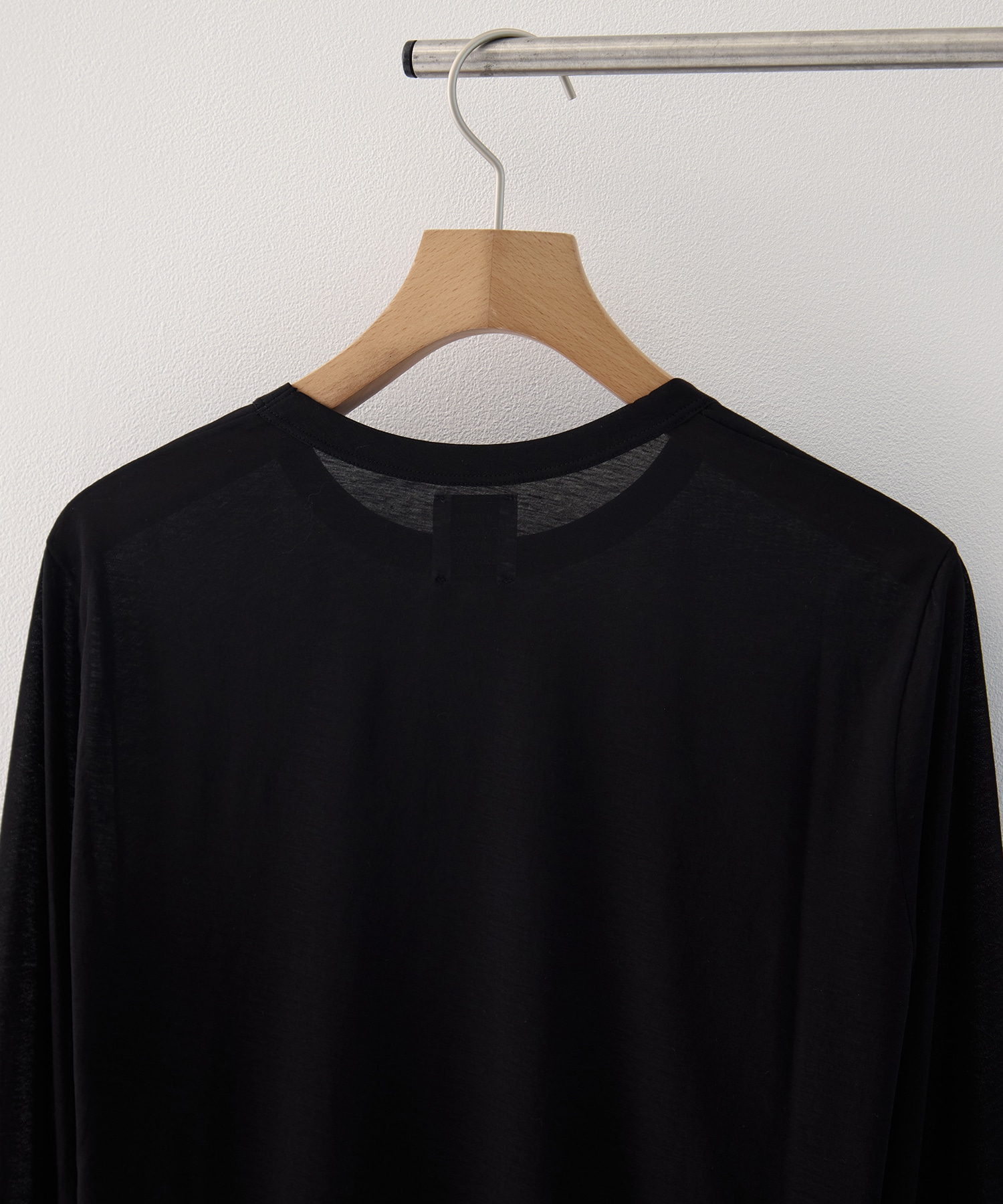 Side Slits Crew Neck Long Sleeve T 