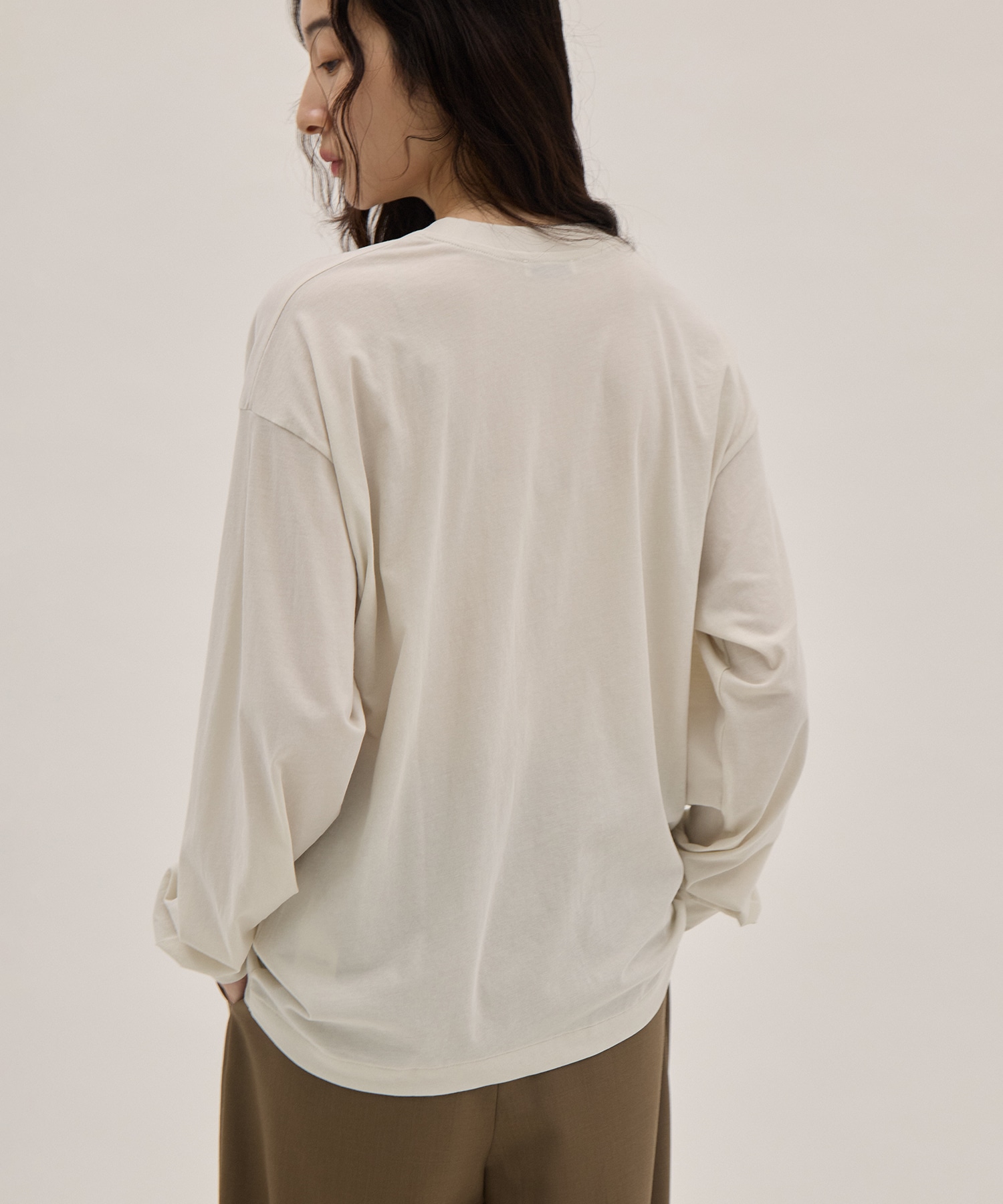 FRESCA NUBACK OVERSIZED PULLOVER ATON