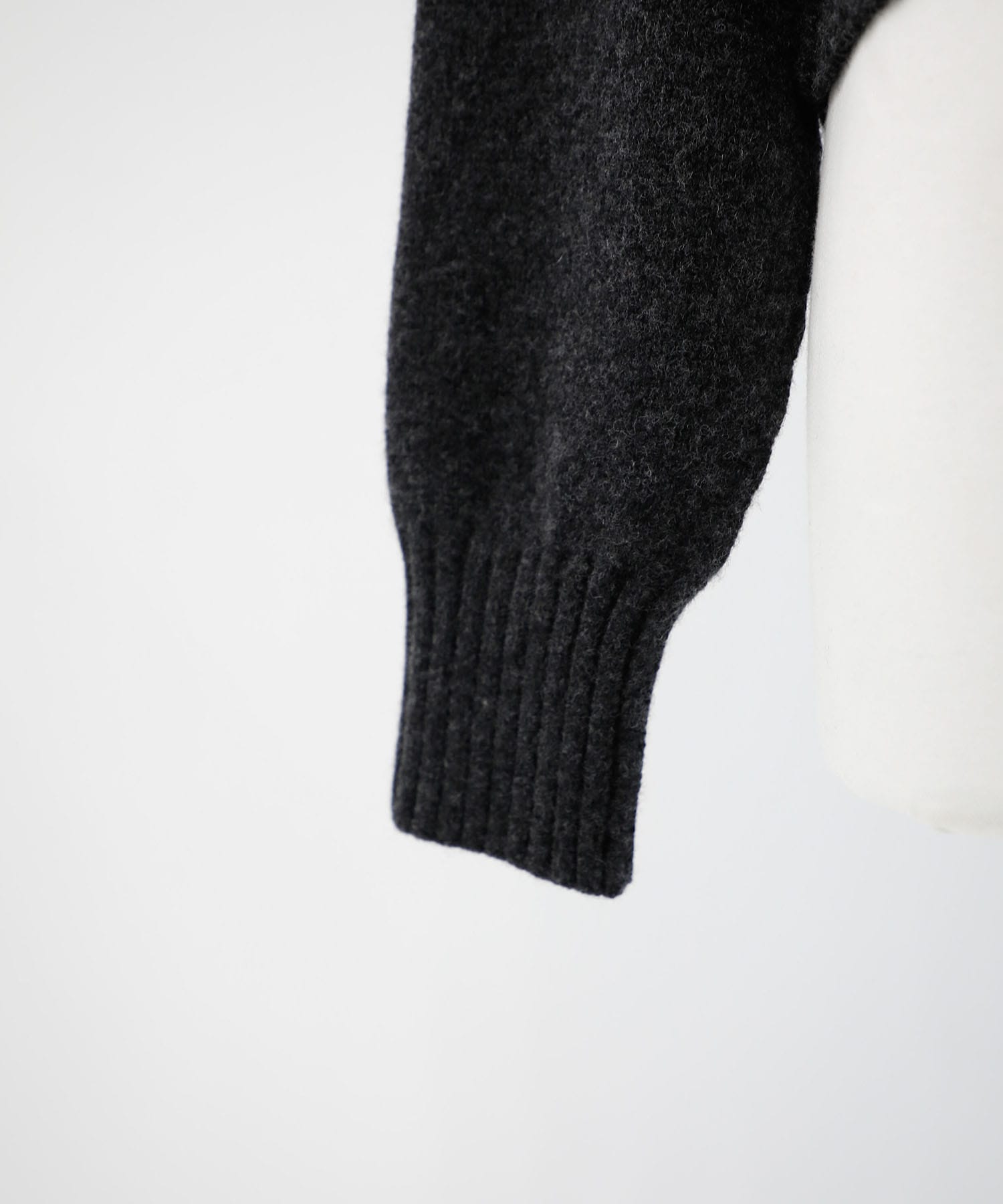 Wool Nylon Knit Short Cardigan WRAPINKNOT