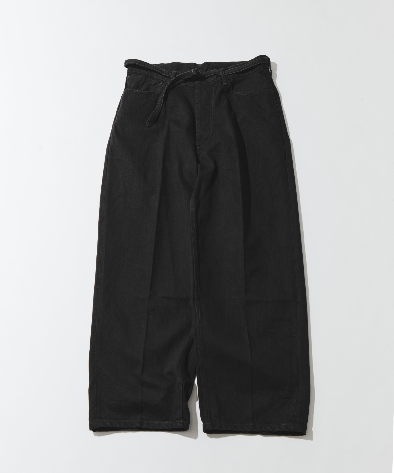 12.9oz Denim Narrow Belted Pants blurhms