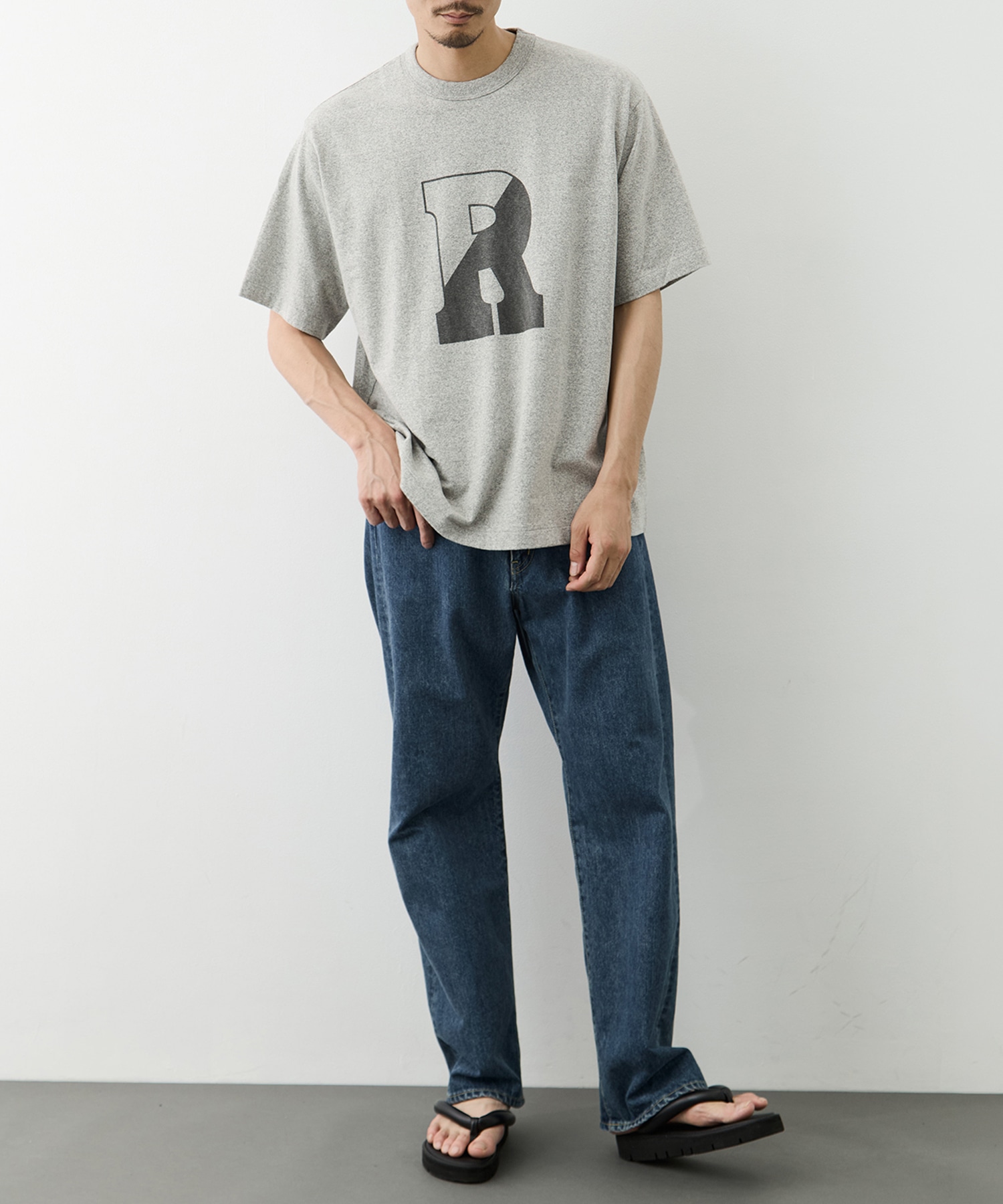 b-ROOTSTOCK 88/12 Print Tee WIDE blurhmsROOTSTOCK