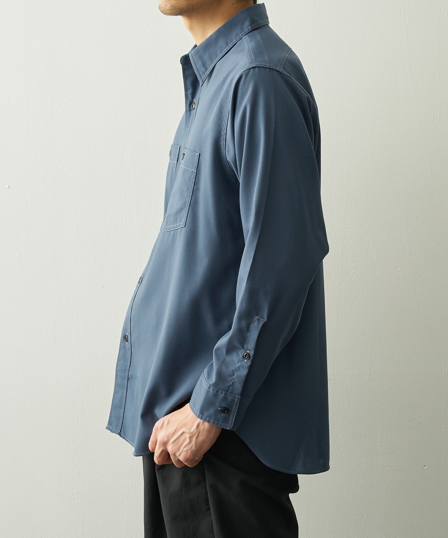 Polyester Wool Field Shirt nanamica