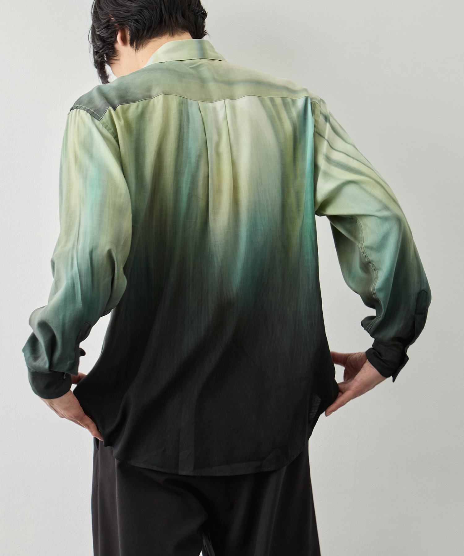 Hand Painted Lawn Loose Fit Shirt YOKE