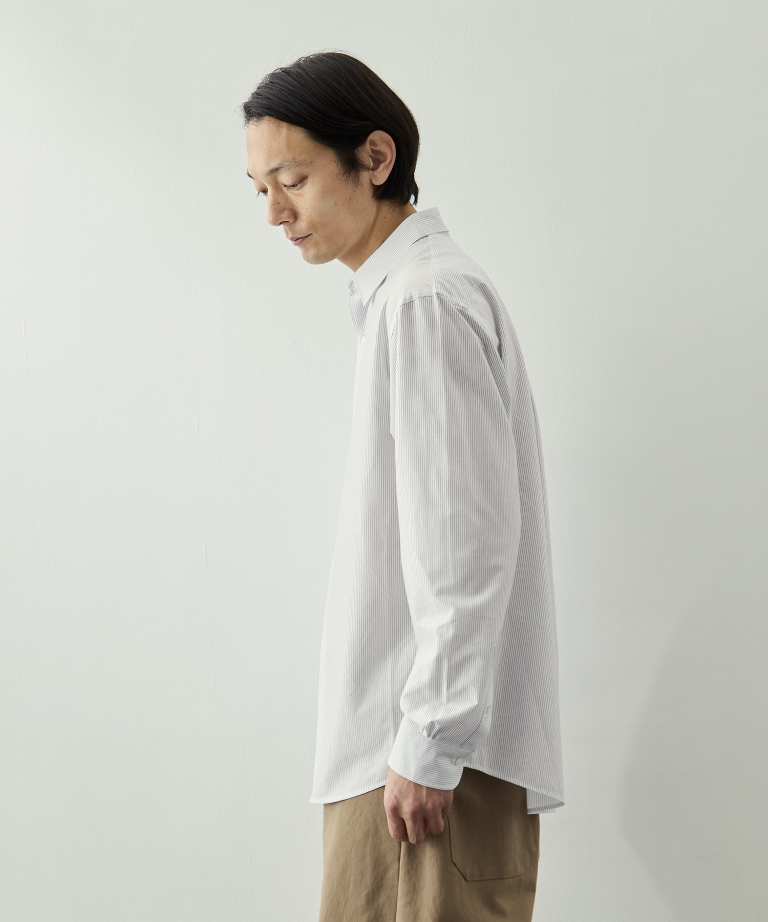 46G Stripe Modest Shirt KANEMASA PHIL.