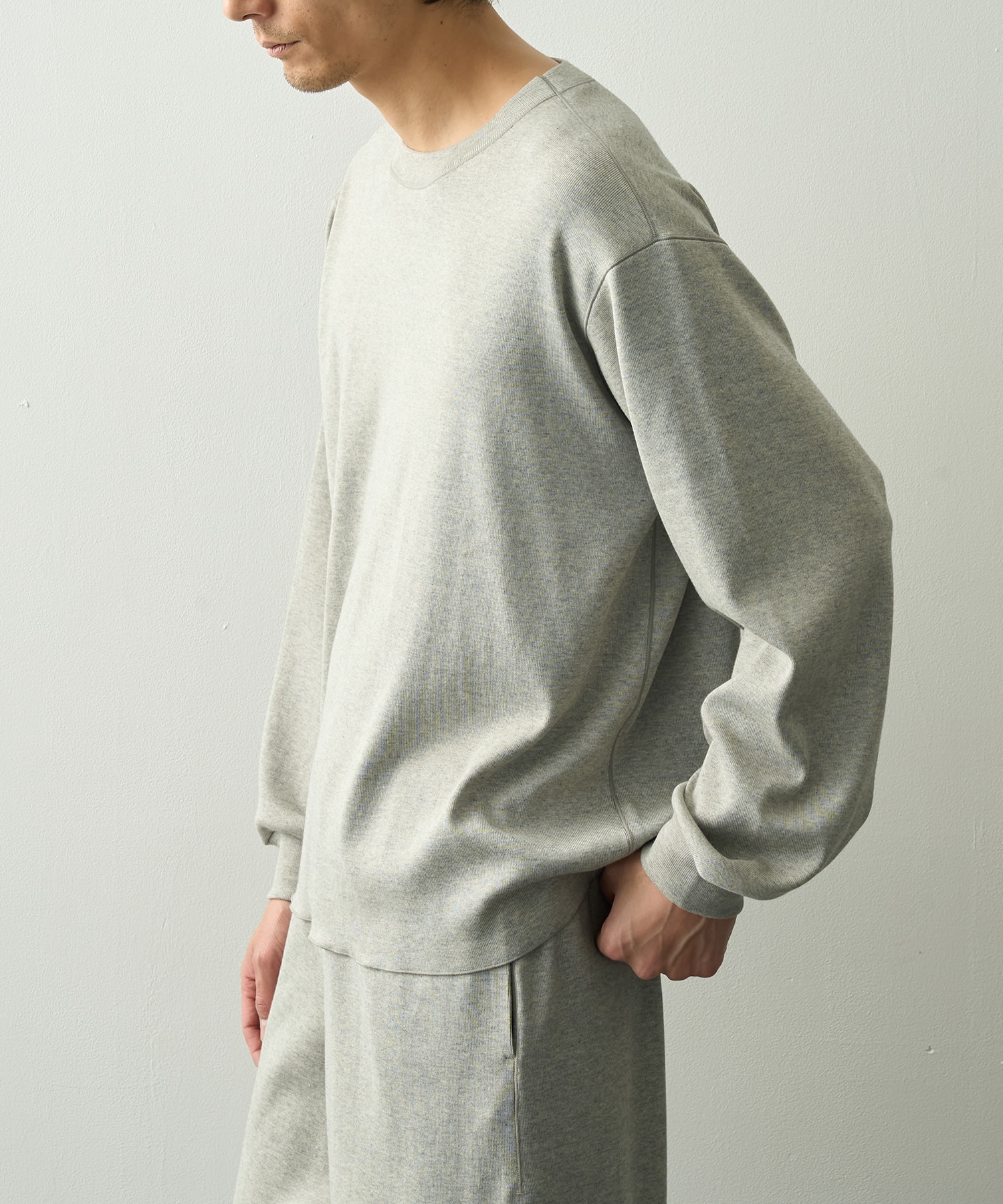 High Wet Rib Long Sleeve Pull Over GOOD PEOPLE GOOD STITCHING GOOD PRODUCT