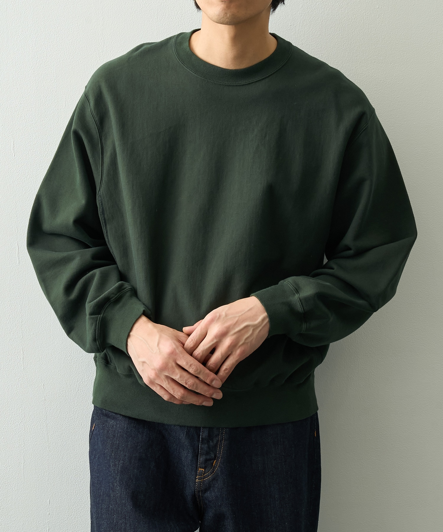 Thin-Sweat Crew-Neck P/O blurhmsROOTSTOCK