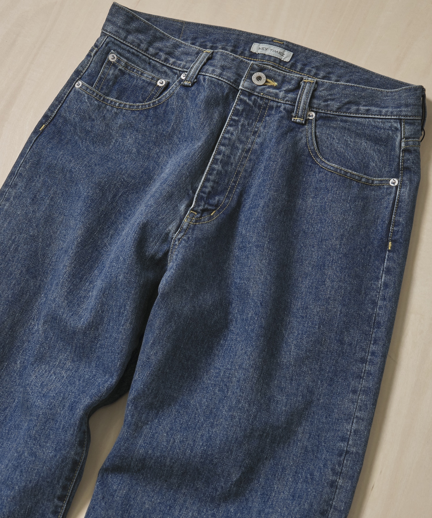 ヴィンテージスラブストレートデニム KEY TIMEZ