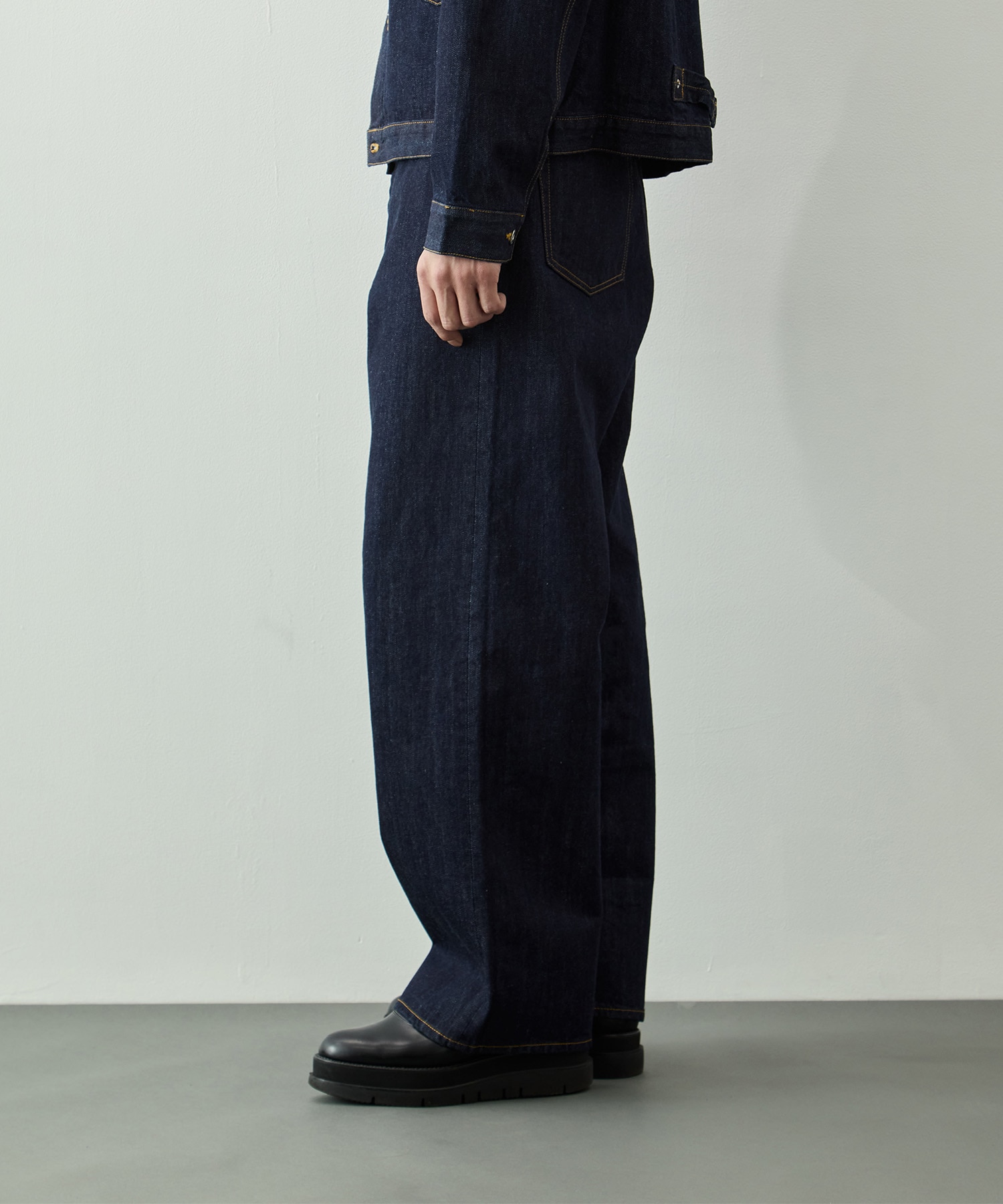 ヴィンテージスラブワイドデニム KEY TIMEZ