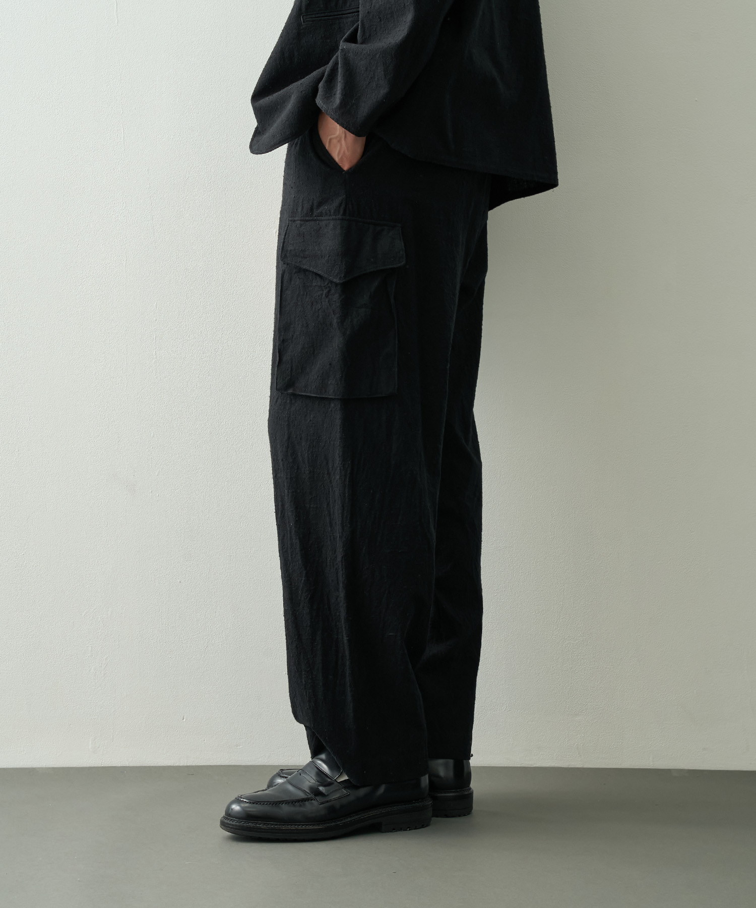 Silk/Cotton Nep Side Seamless 4P Pants blurhms