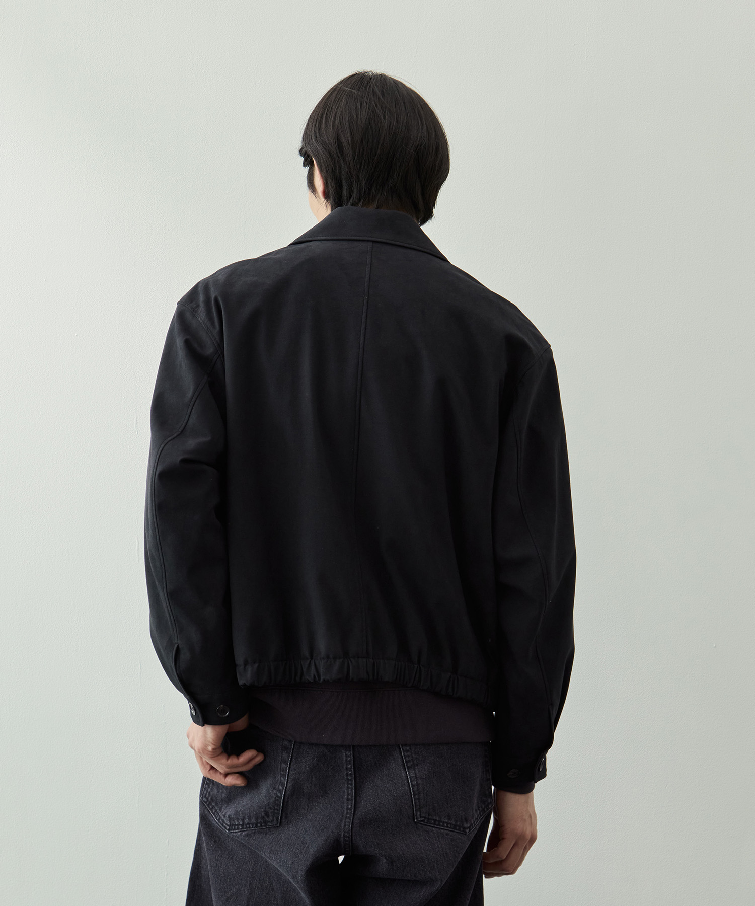 マイクロスエードフライトブルゾン KEY TIMEZ