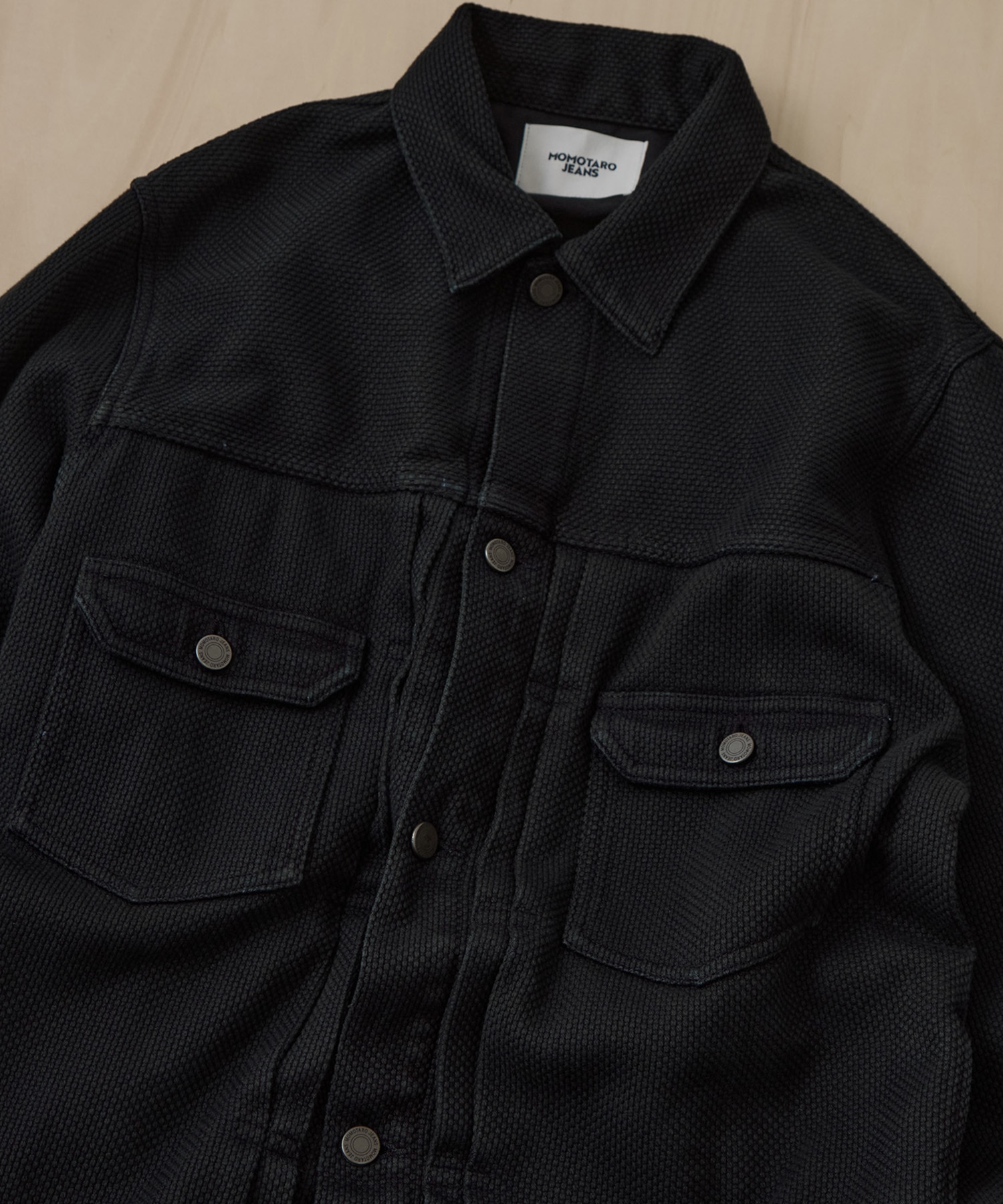 SASHIKO JACKET#002 OVERDYE MOMOTARO JEANS