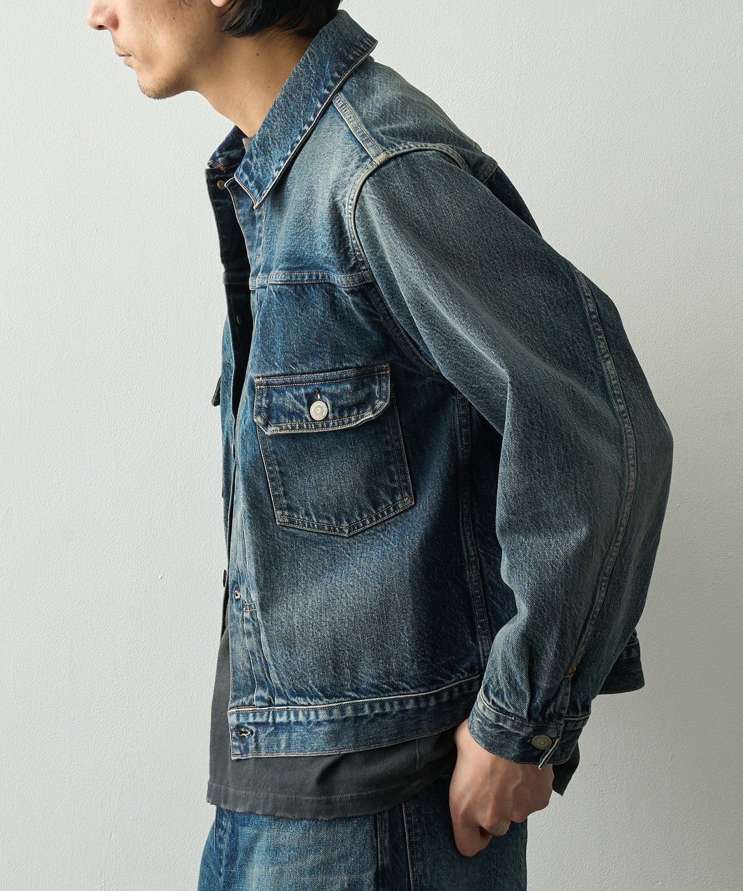13.5oz 2nd Type Denim Jacket blurhmsROOTSTOCK
