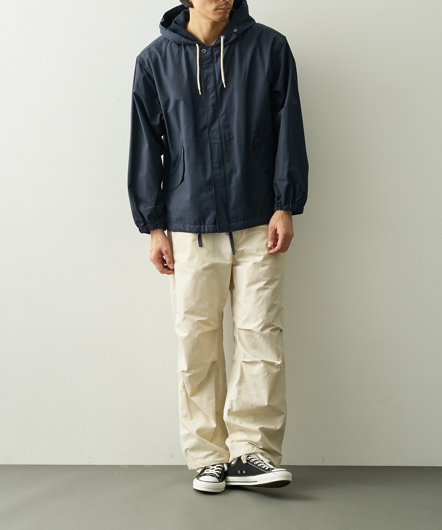 Nylon Twill Hooded Jacket nanamica