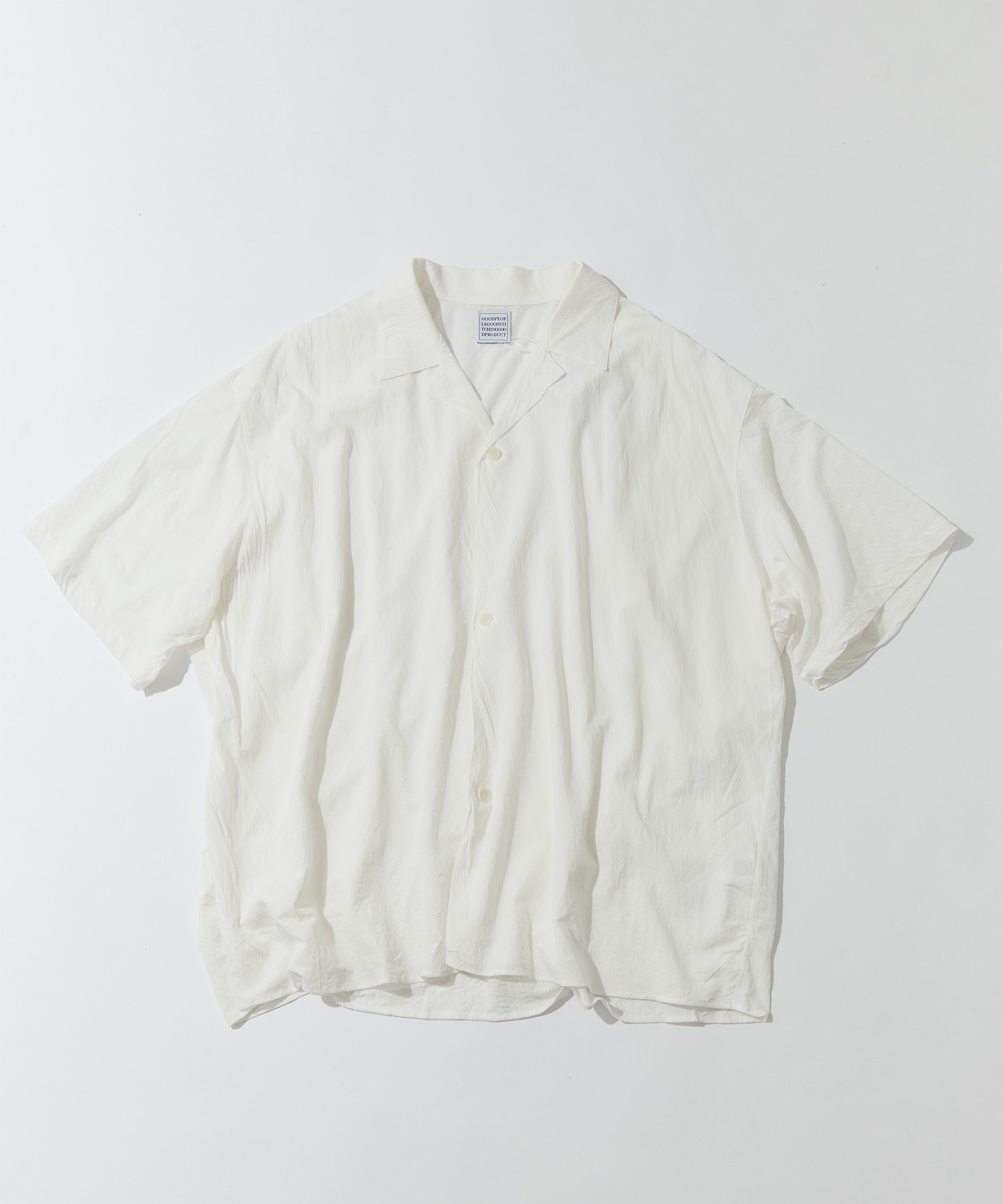 Double Front Half Sleeve Shirt GOOD PEOPLE GOOD STITCHING GOOD PRODUCT