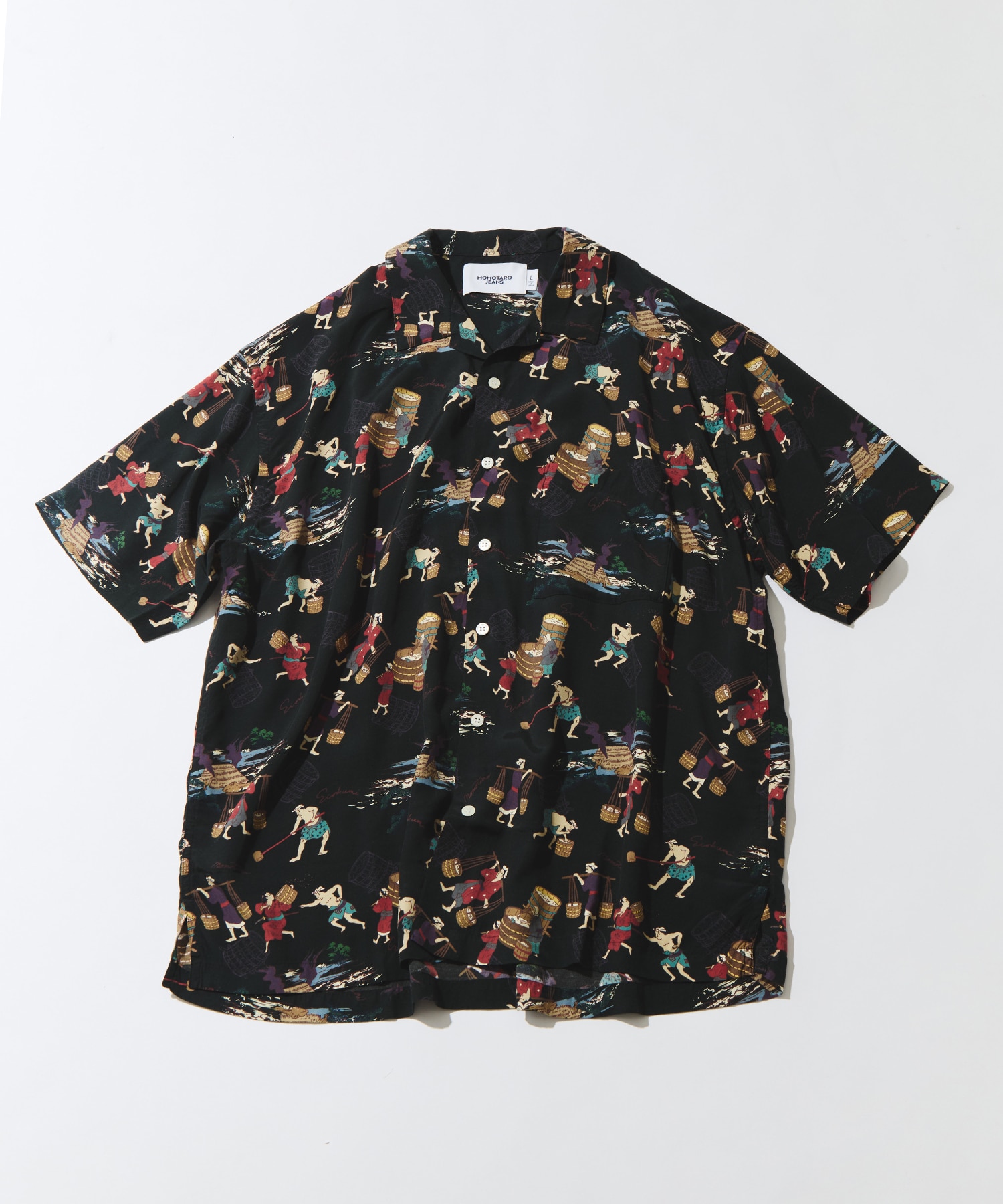 RAYON S/S SHIRT MOMOTARO JEANS