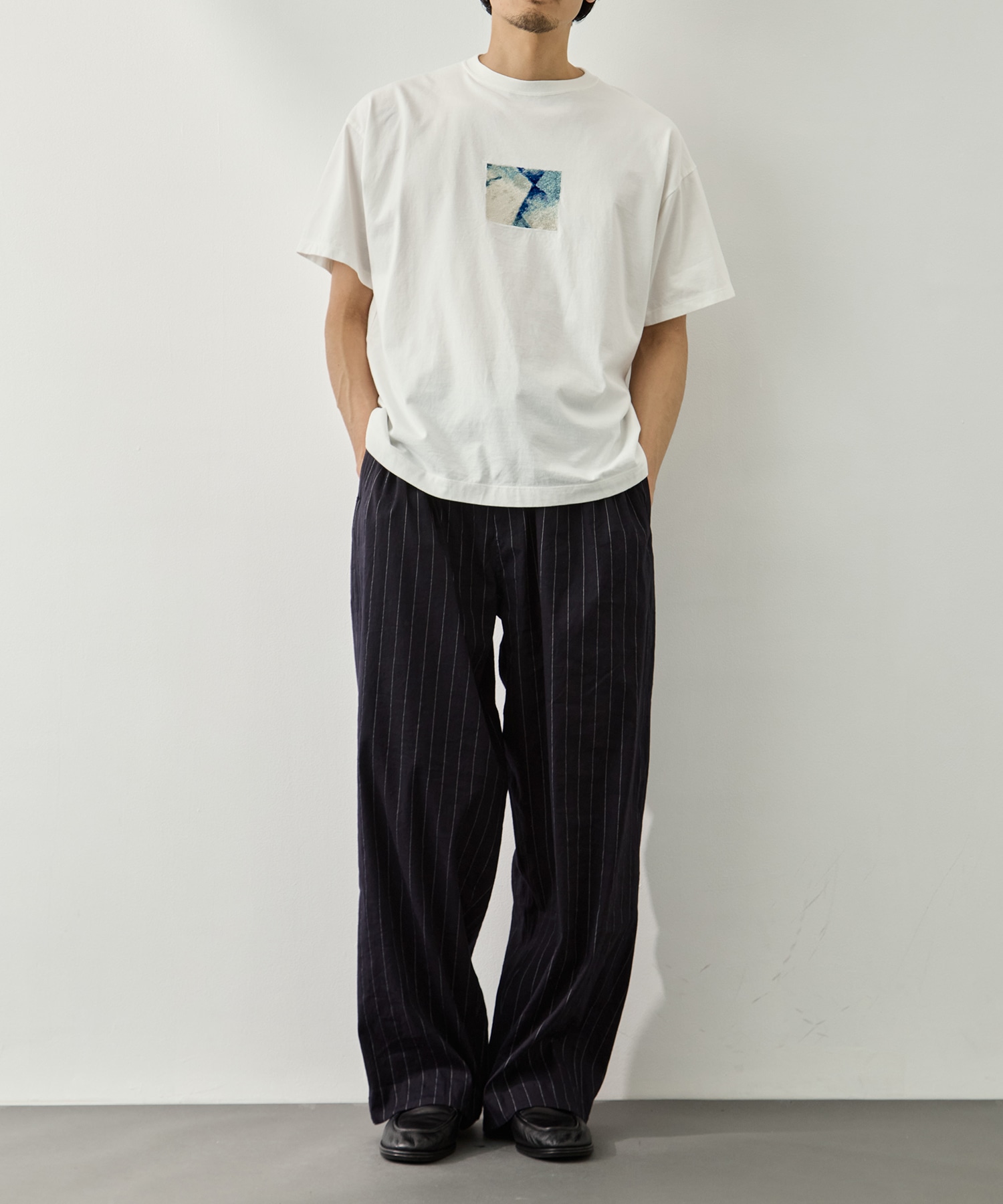 Abstract Embroited T-shirt YOKE