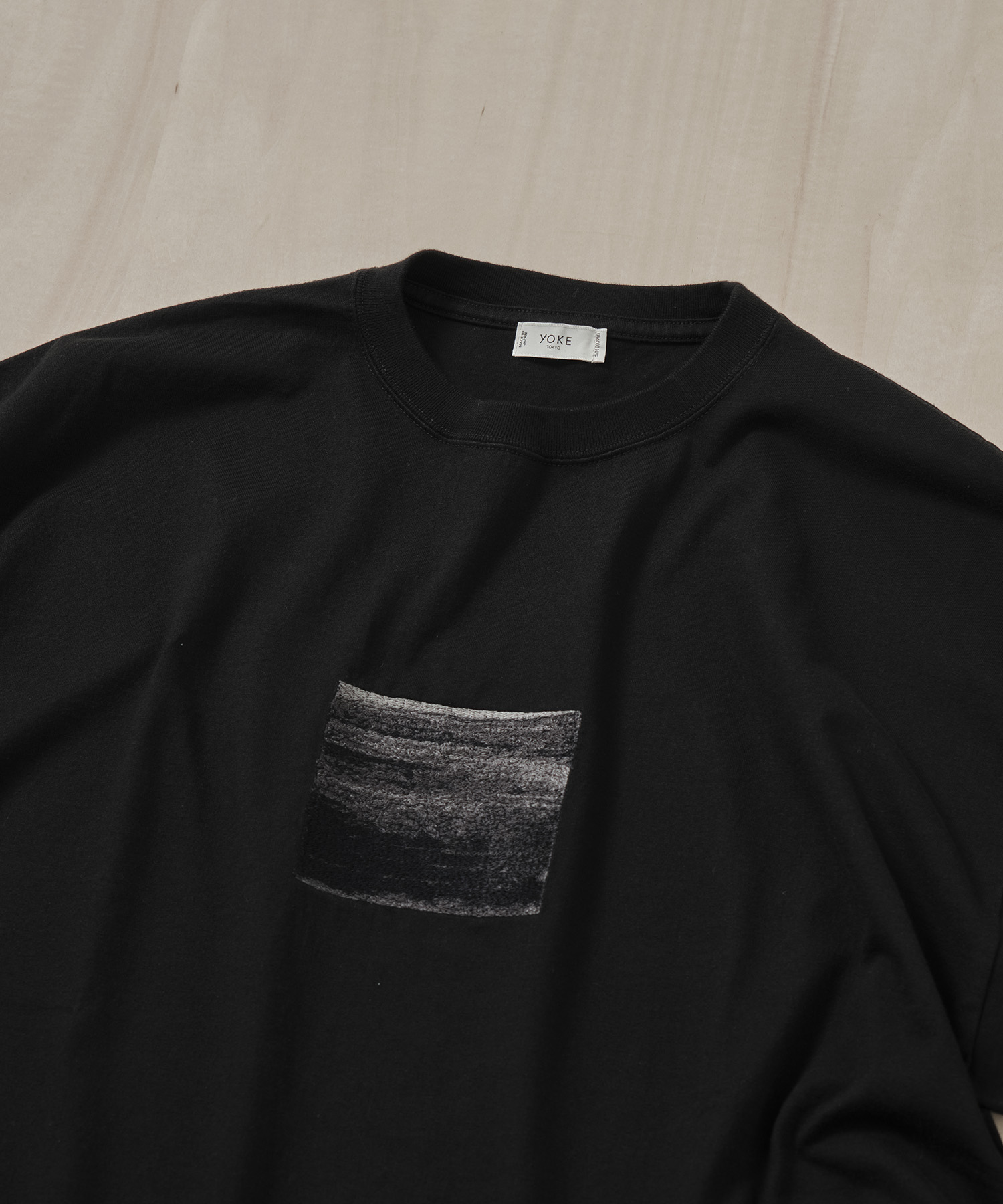 Abstract Embroited T-shirt YOKE