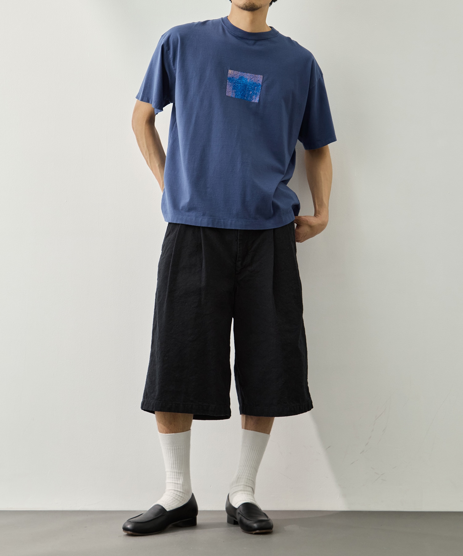 Abstract Embroited T-shirt YOKE