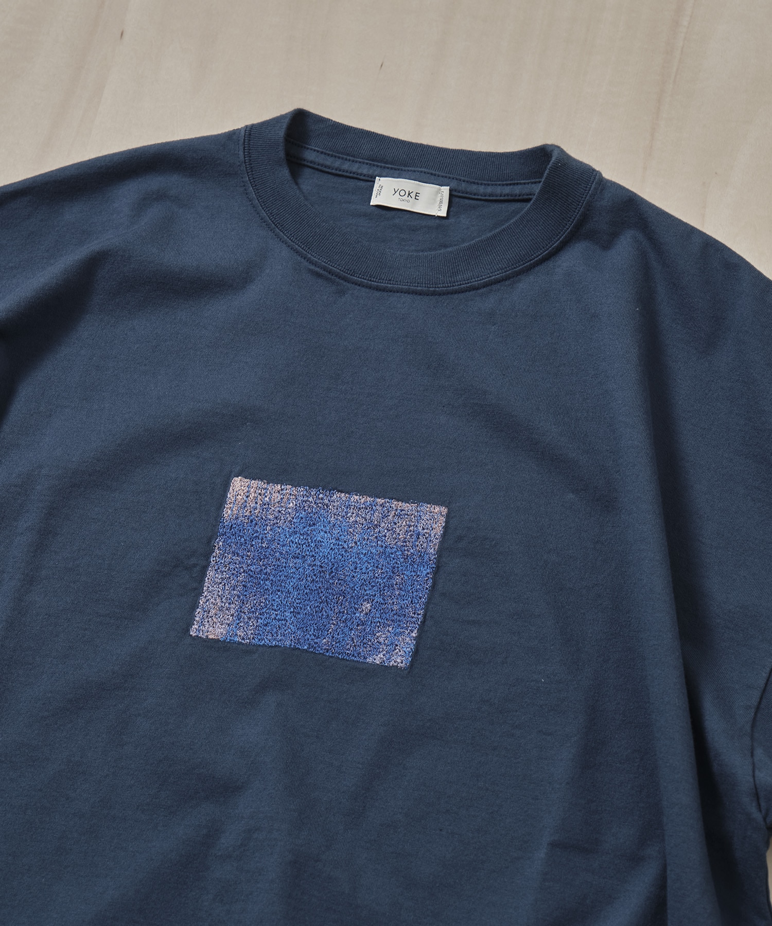 Abstract Embroited T-shirt YOKE
