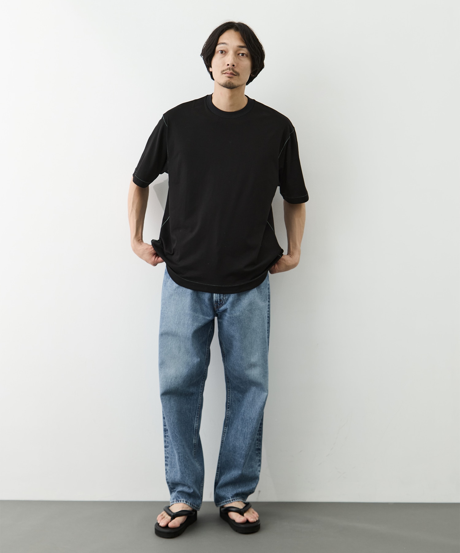 Color Stitch Crew Neck Short Sleeve T GOOD PEOPLE GOOD STITCHING GOOD PRODUCT
