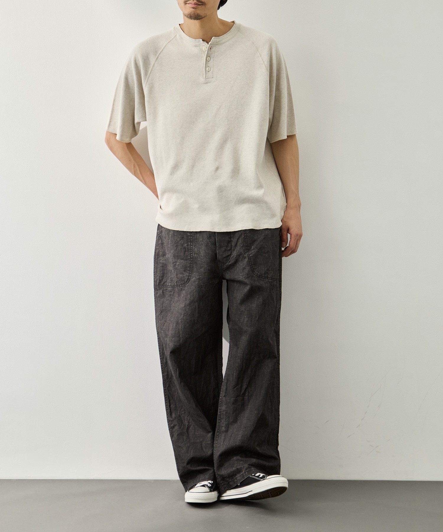 WタックラグランヘンリーネックT REMI RELIEF