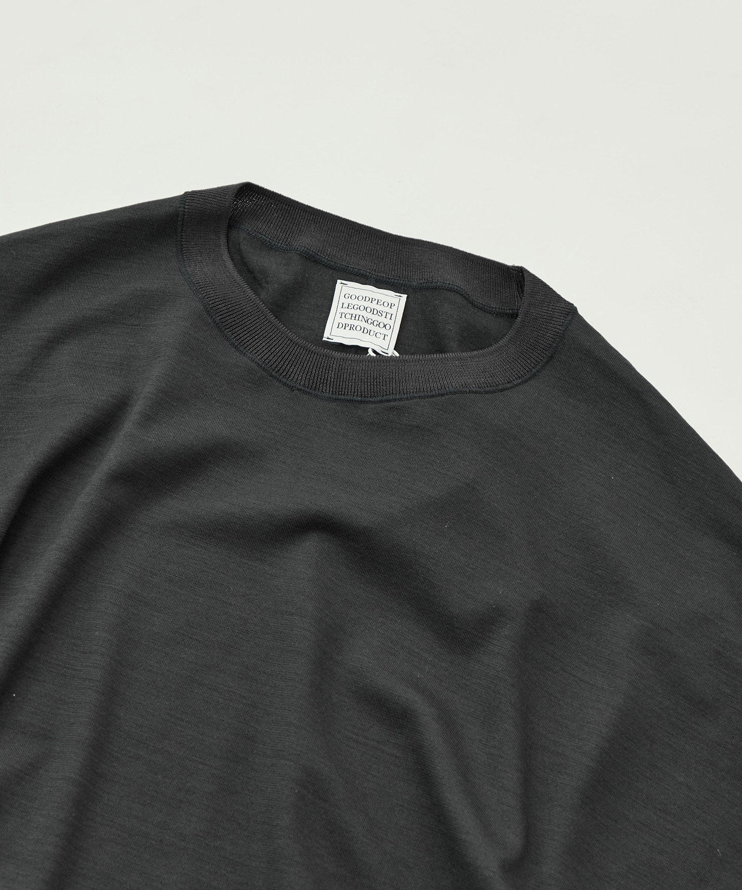 Knit Crew Neck Half Sleeve Pull Over GOOD PEOPLE GOOD STITCHING GOOD PRODUCT