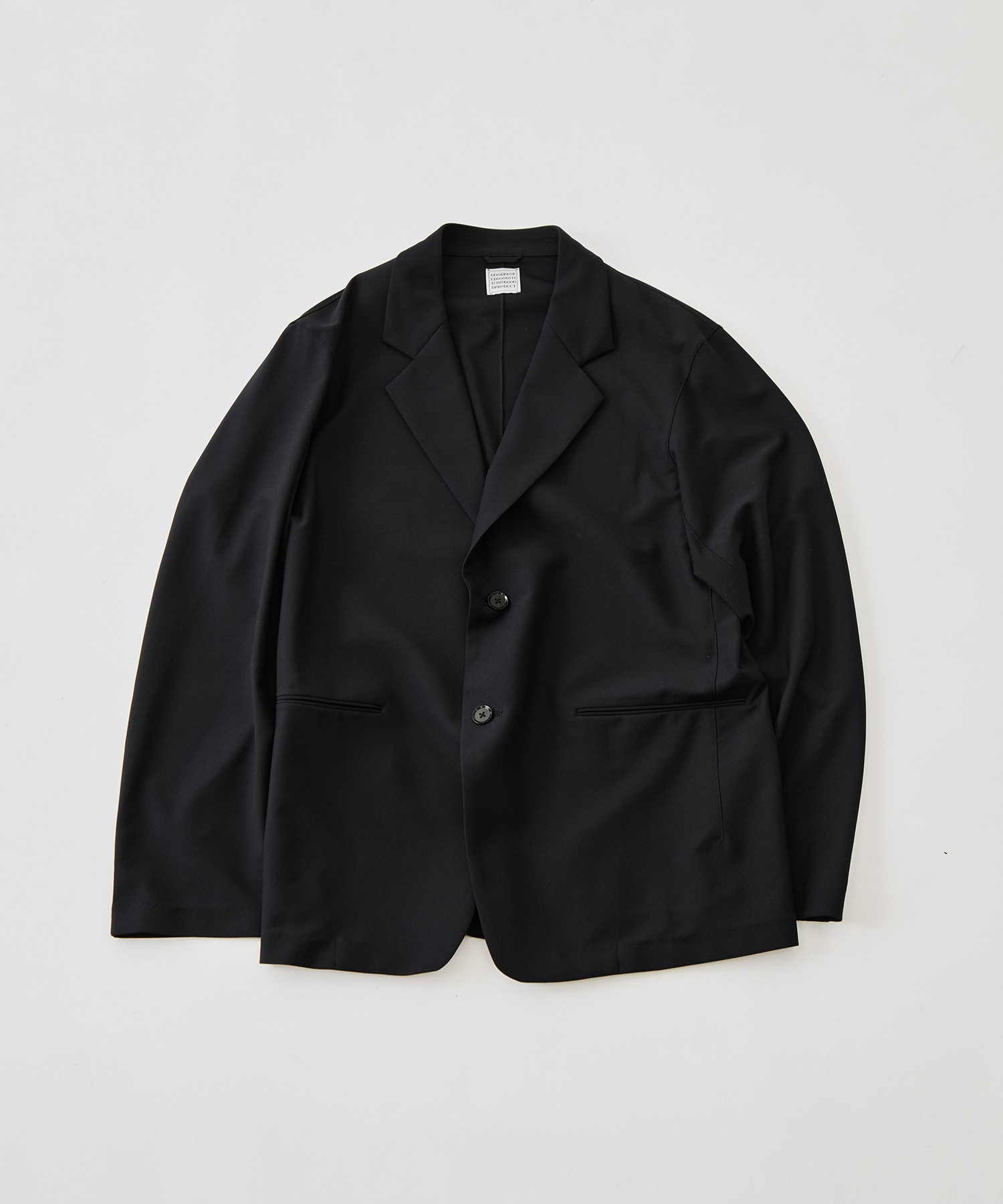 Single Breasted Easy Jacket GOOD PEOPLE GOOD STITCHING GOOD PRODUCT