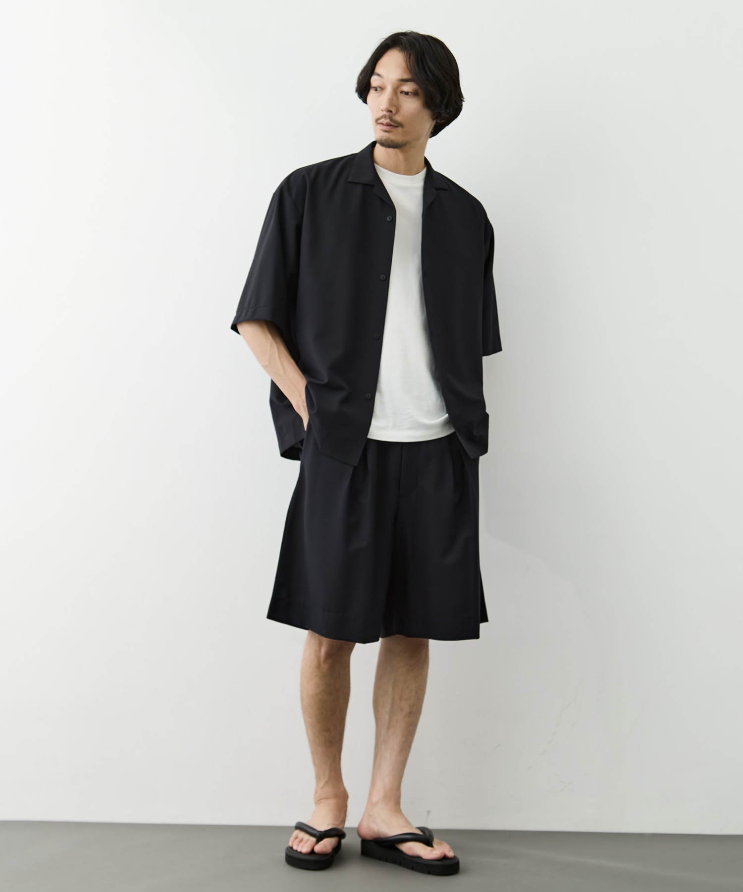 別注 Open Collor Half Sleeve Shirt GOOD PEOPLE GOOD STITCHING GOOD PRODUCT