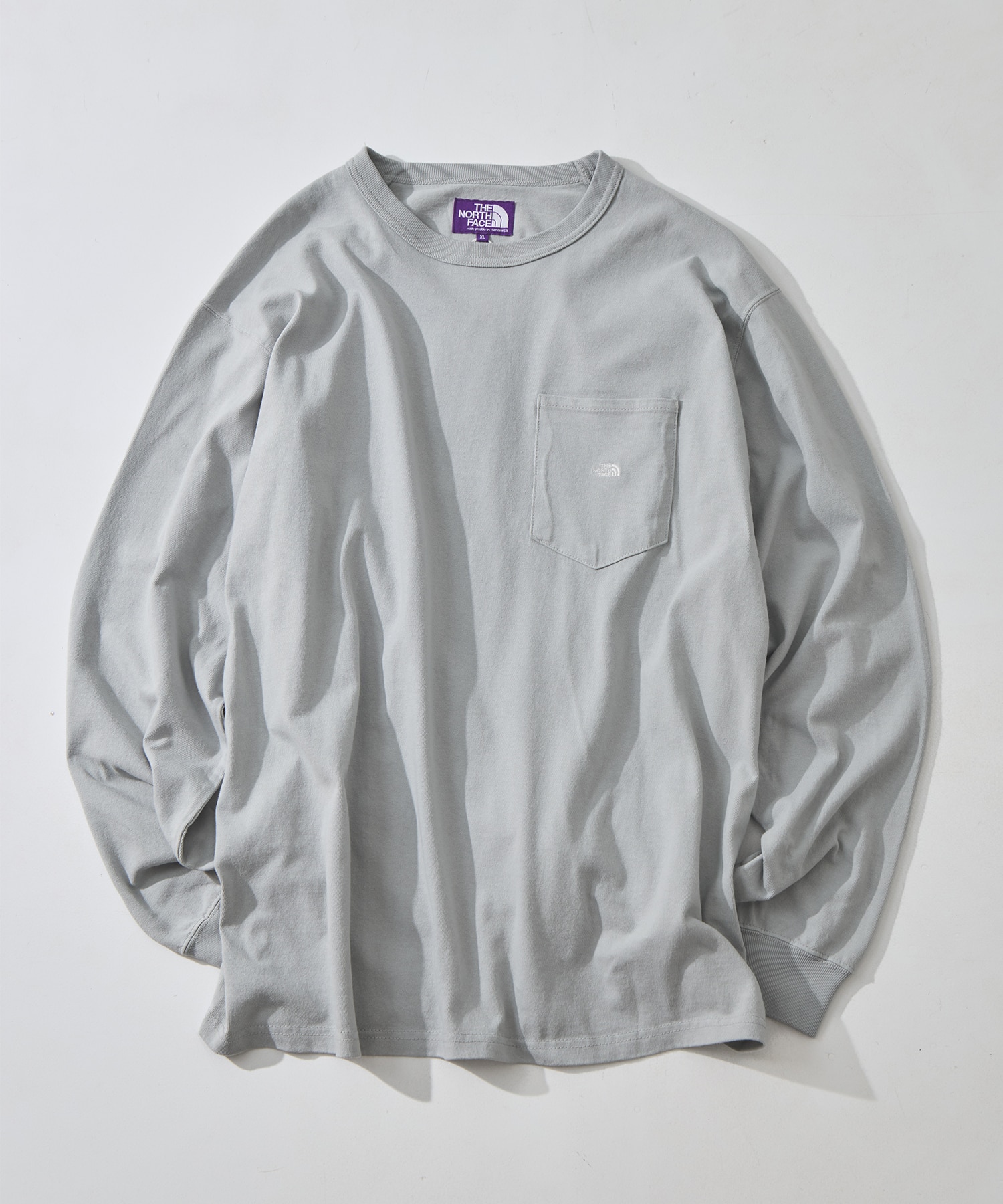 8oz Field Long Sleeve Pocket Tee THE NORTH FACE Purple Label
