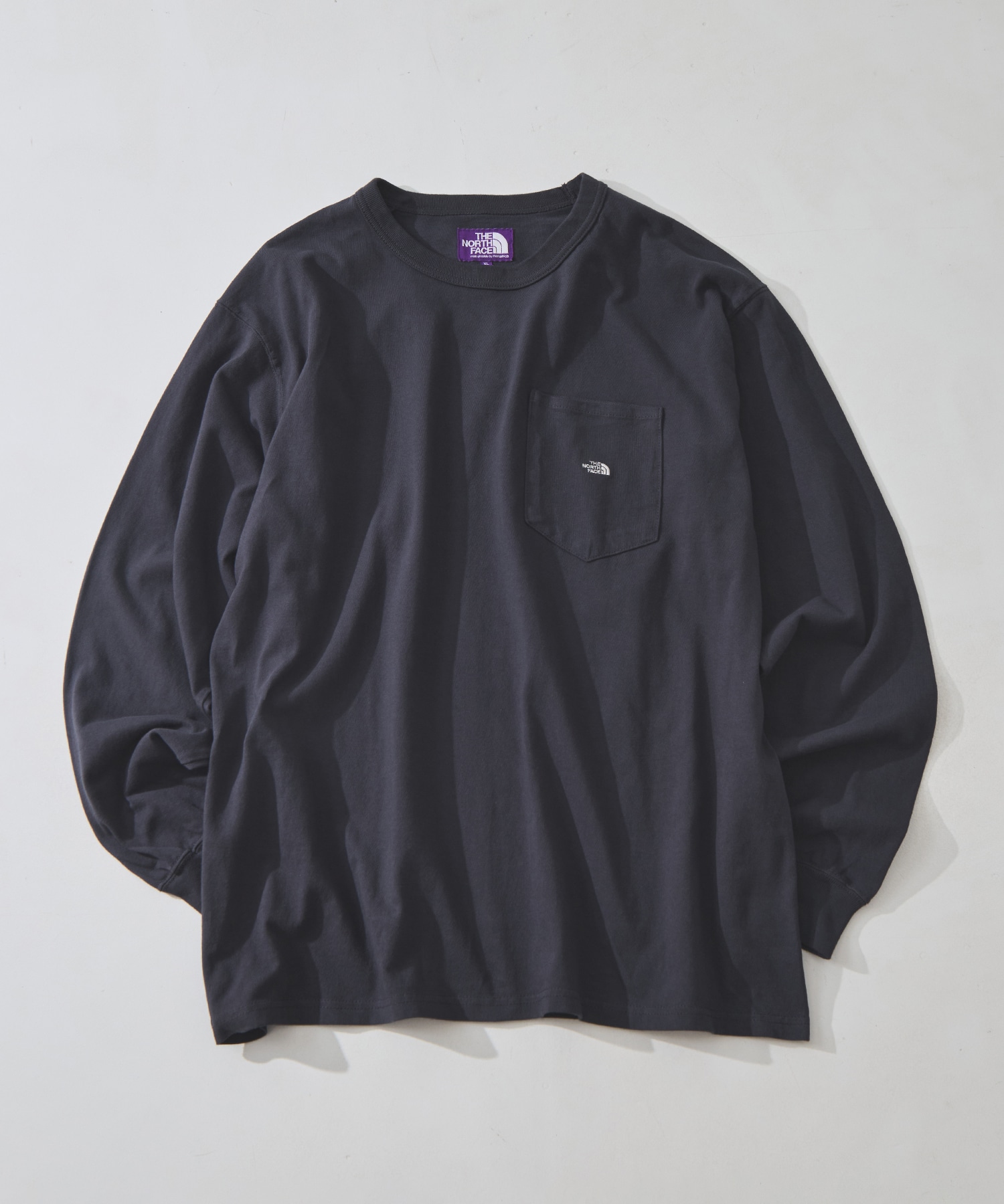 8oz Field Long Sleeve Pocket Tee THE NORTH FACE Purple Label