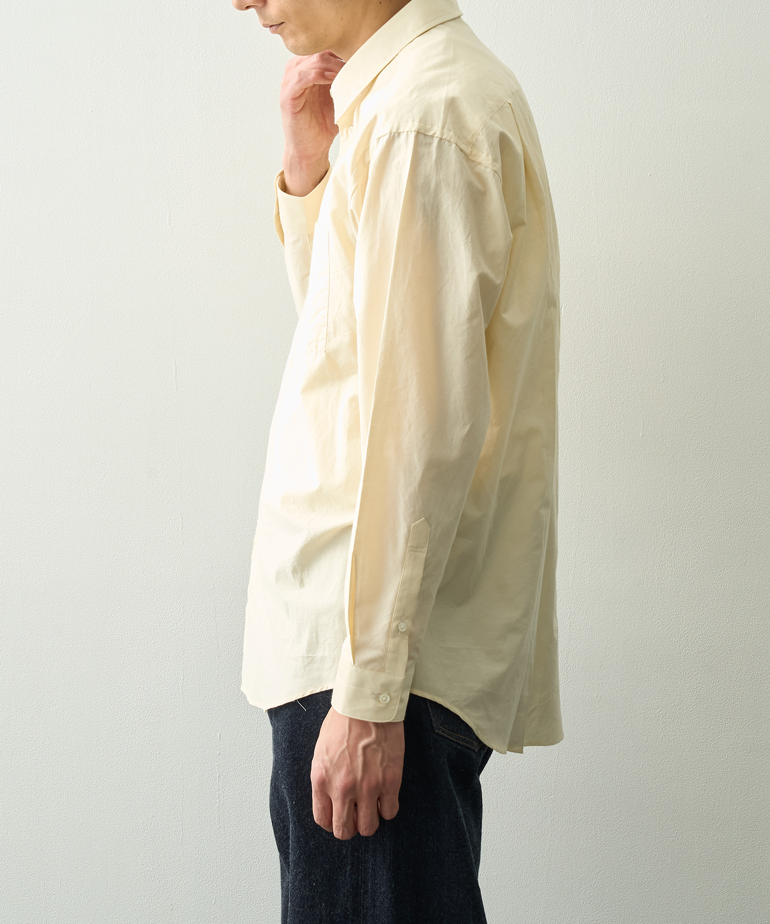 SILK COTTON STANDARD SHIRT FUJI