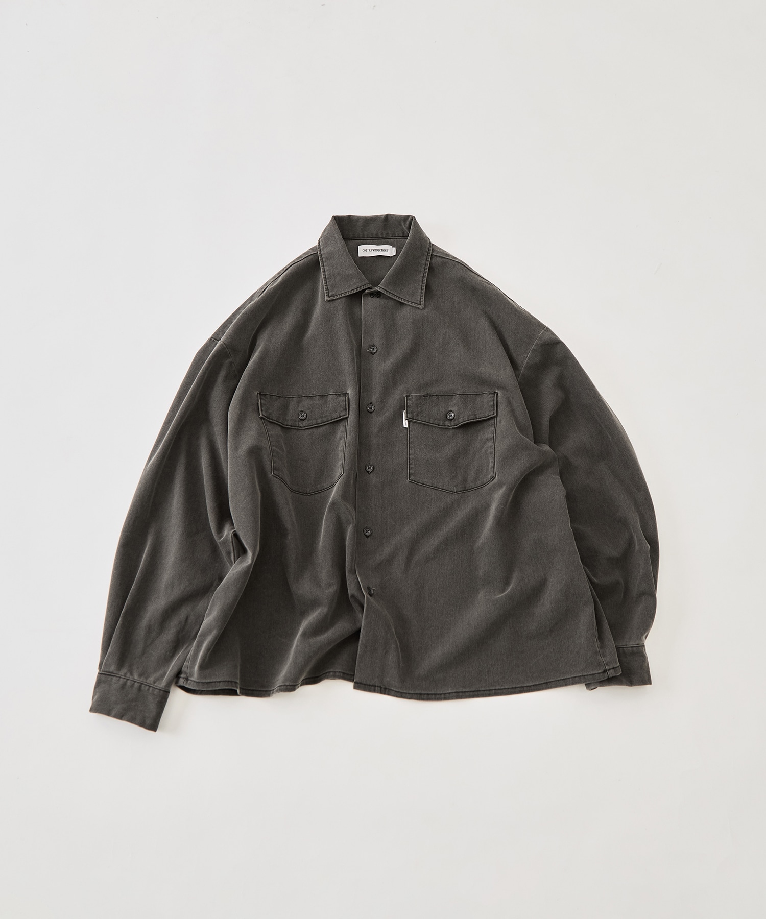 Pigment Coating T/R Twill L/S Work Shirt COOTIE PRODUCTIONS