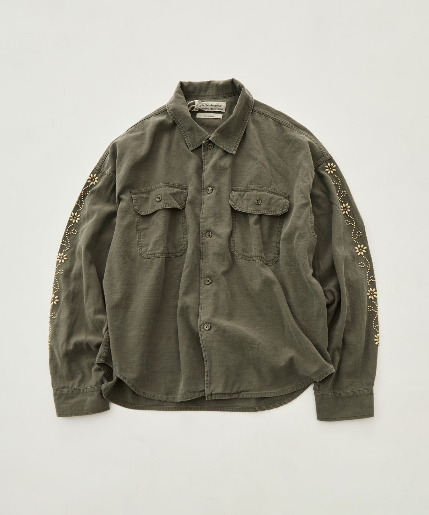 WIDE MILITARY SHIRT(袖：スタッズ) REMI RELIEF