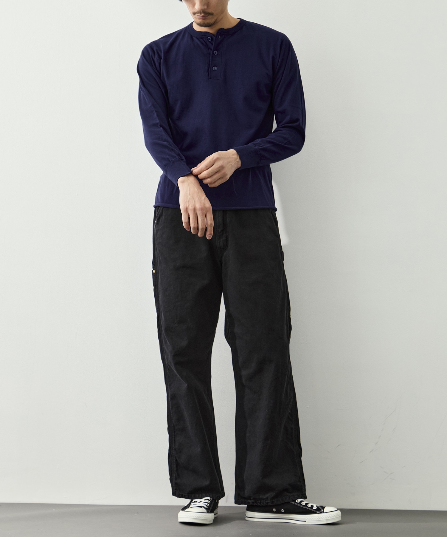 HEALTHKNIT HENRY NECK L/S MASSES