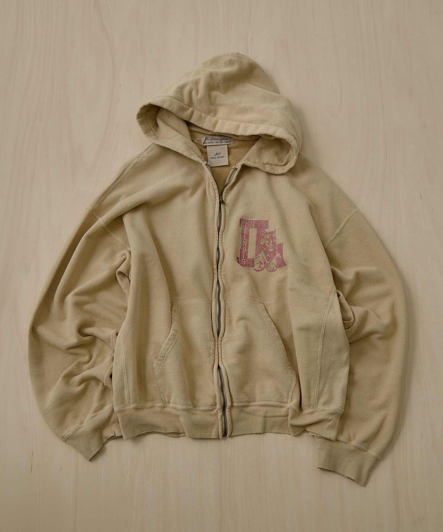 NEW SP加工3飛び裏毛ZIPパーカー(IL) REMI RELIEF