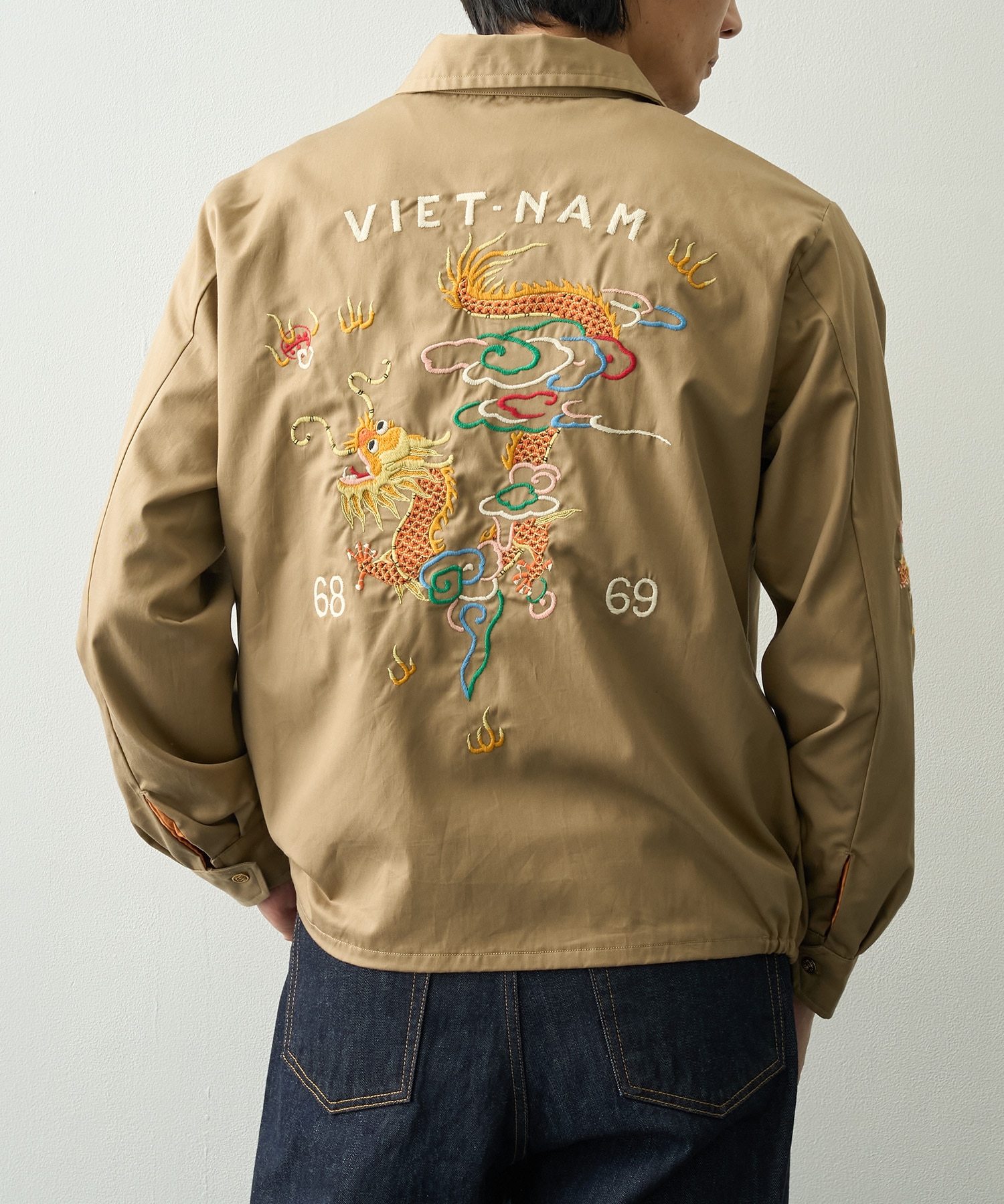 COTTON VIET-NAM JACKET DRAGON TAILOR TOYO