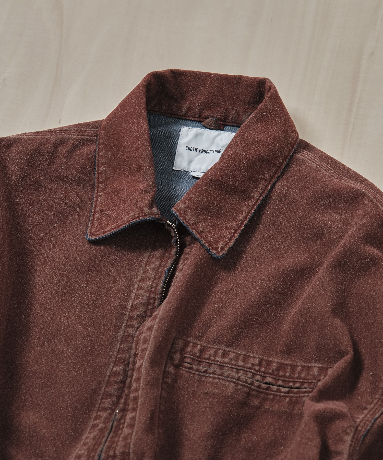 Grainy Denim Work Jacket COOTIE PRODUCTIONS